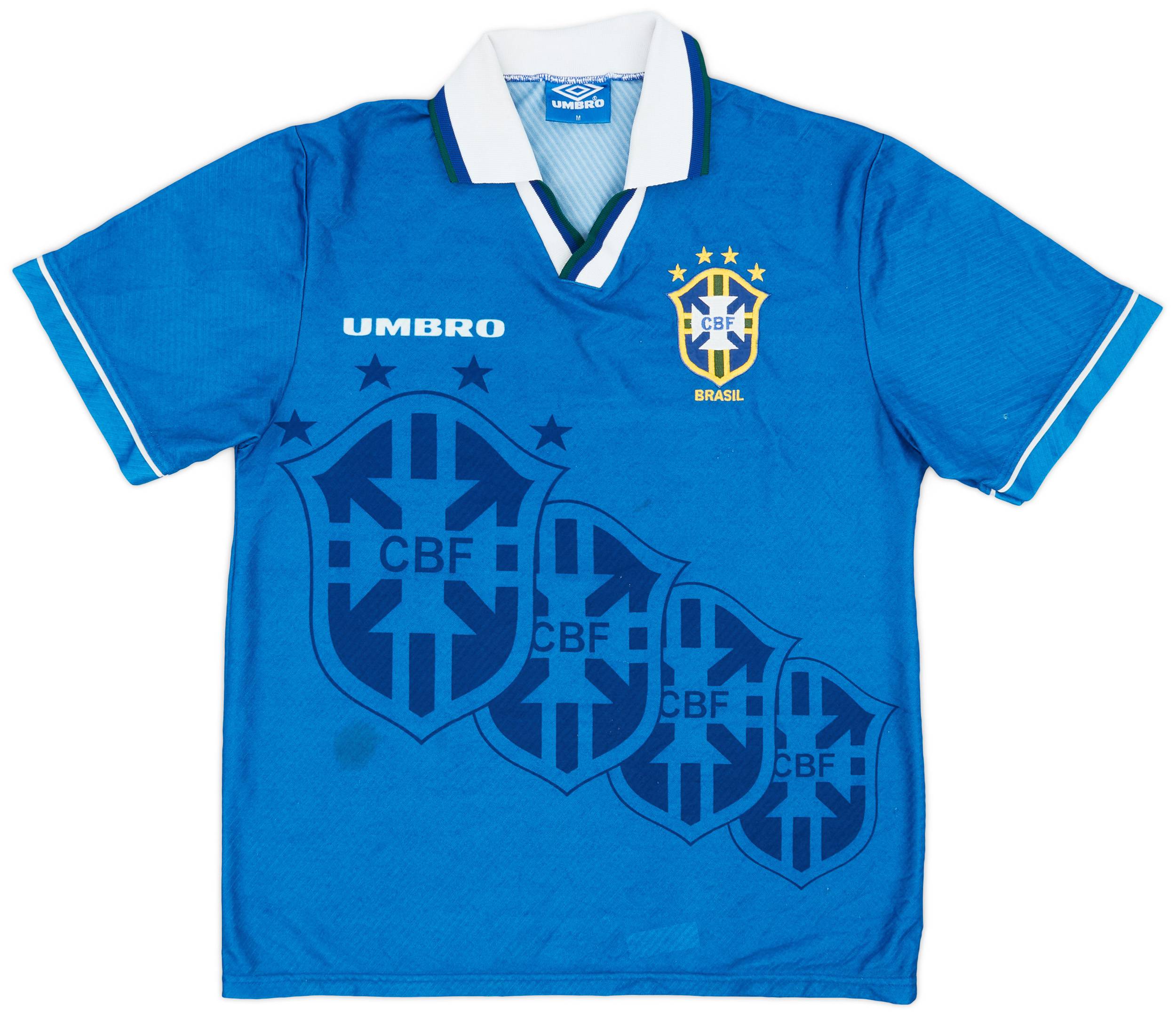 1994-97 Brazil Away Shirt #10 - 6/10 - (M)