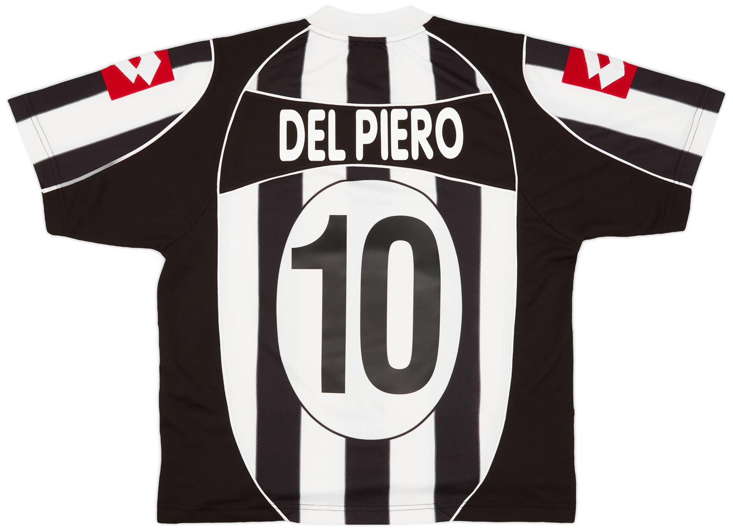 2002-03 Juventus Home Shirt Del Piero #10 - 8/10 - (L)