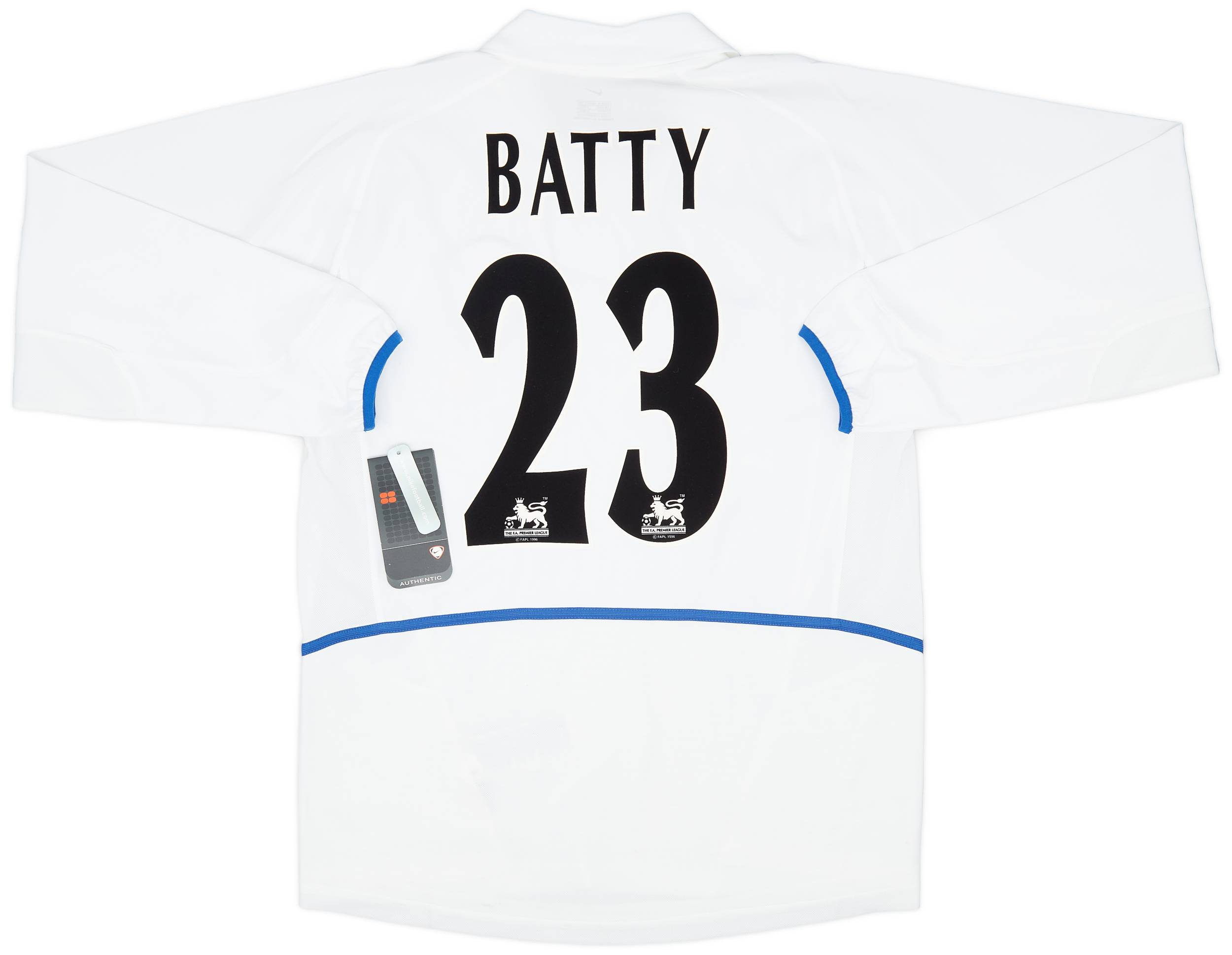 2002-03 Leeds United Home L/S Shirt Batty #23 (M)