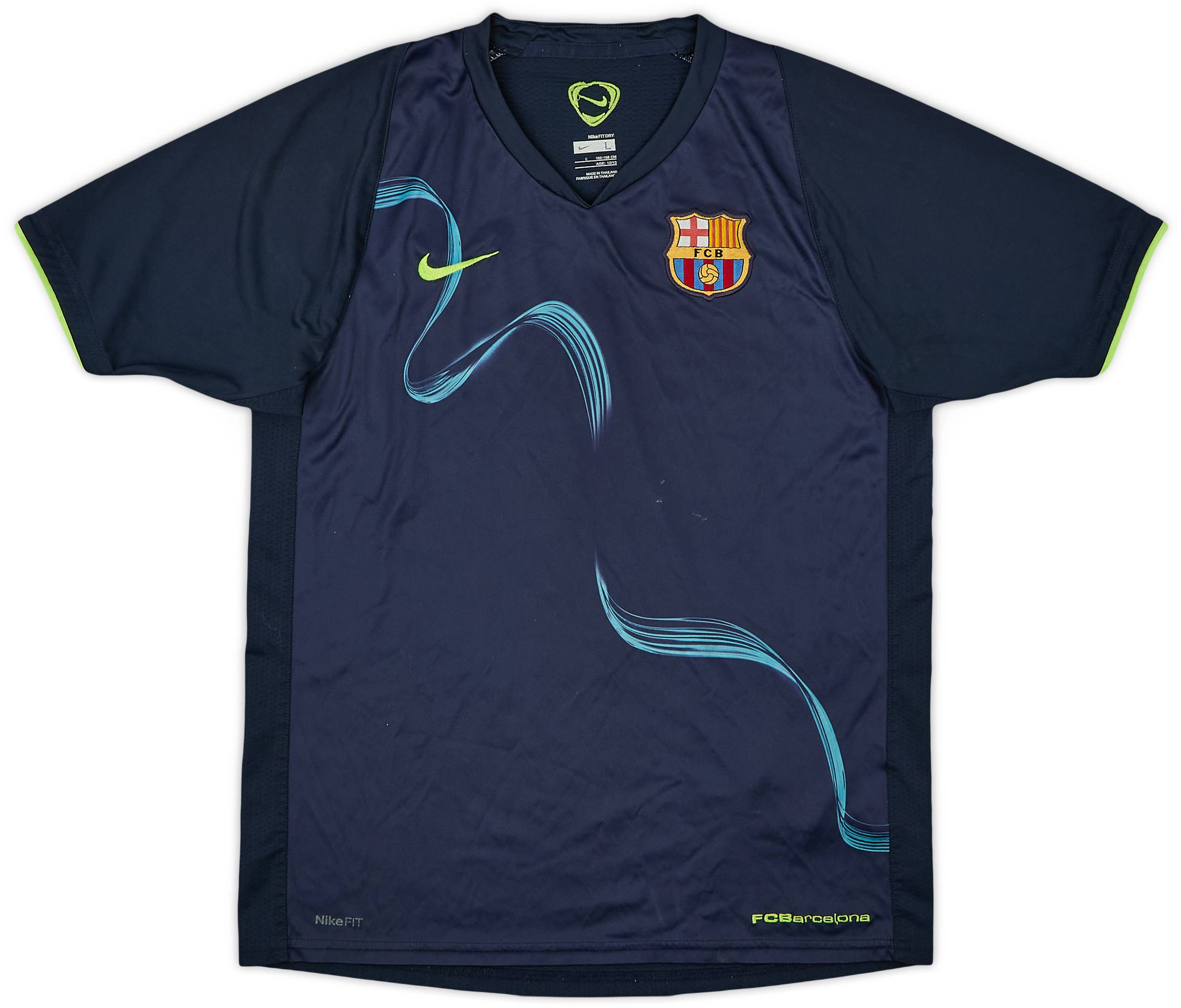 2007-08 Barcelona Nike Training Shirt - 9/10 - (L.Boys)