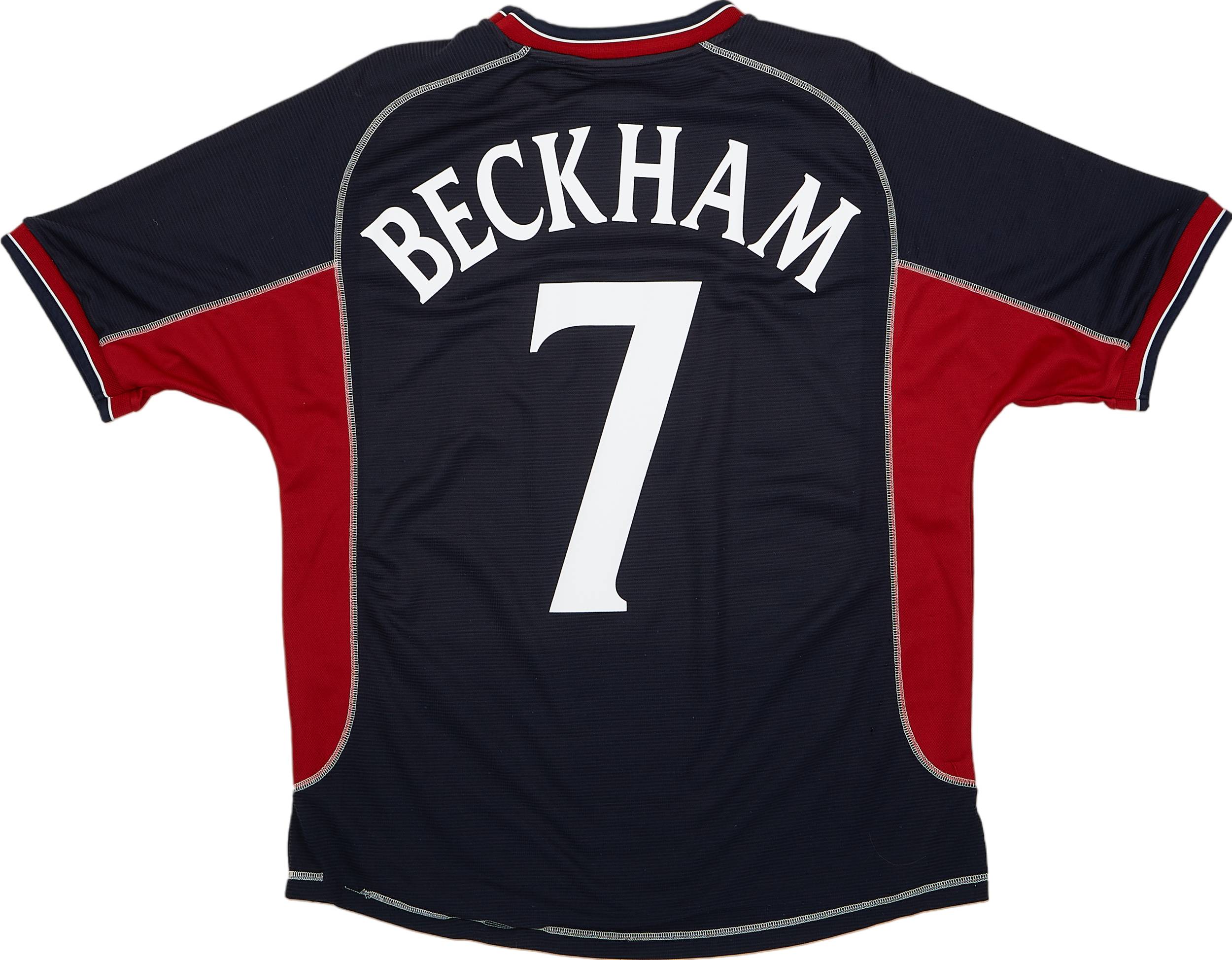 2000-01 Manchester United Third Shirt Beckham #7 - 8/10 - (L)