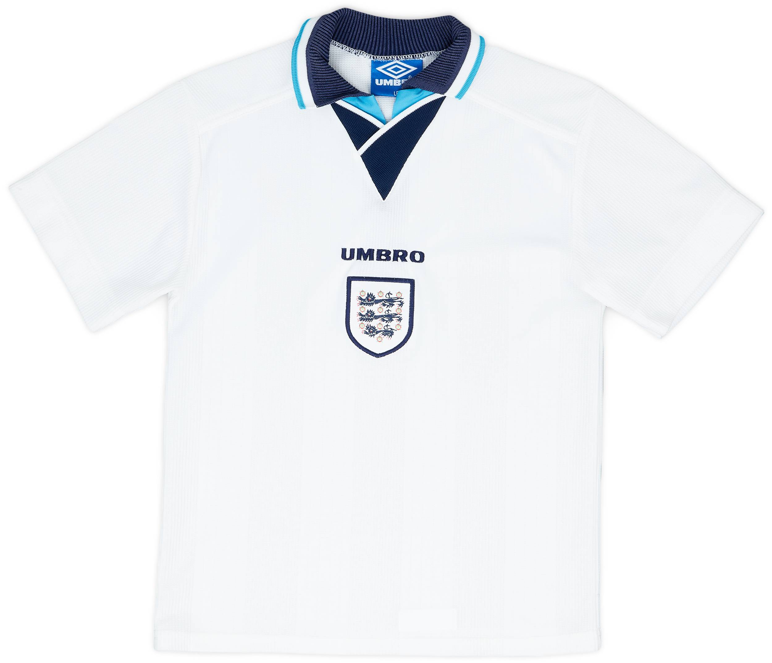 1995-97 England Home Shirt - 8/10 - (L.Boys)