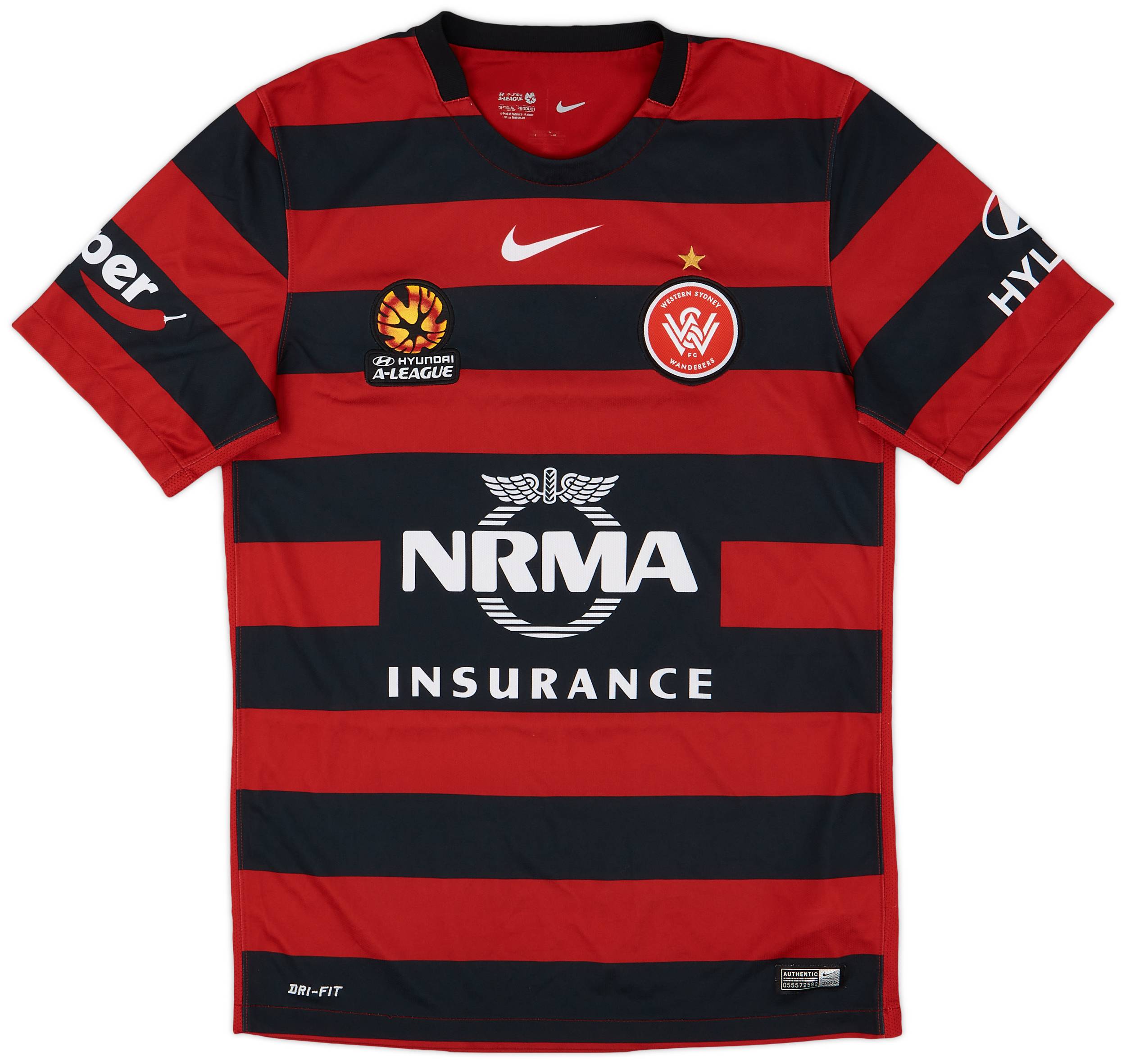 2015-16 Western Sydney Wanderers Home Shirt - 9/10 - (S)
