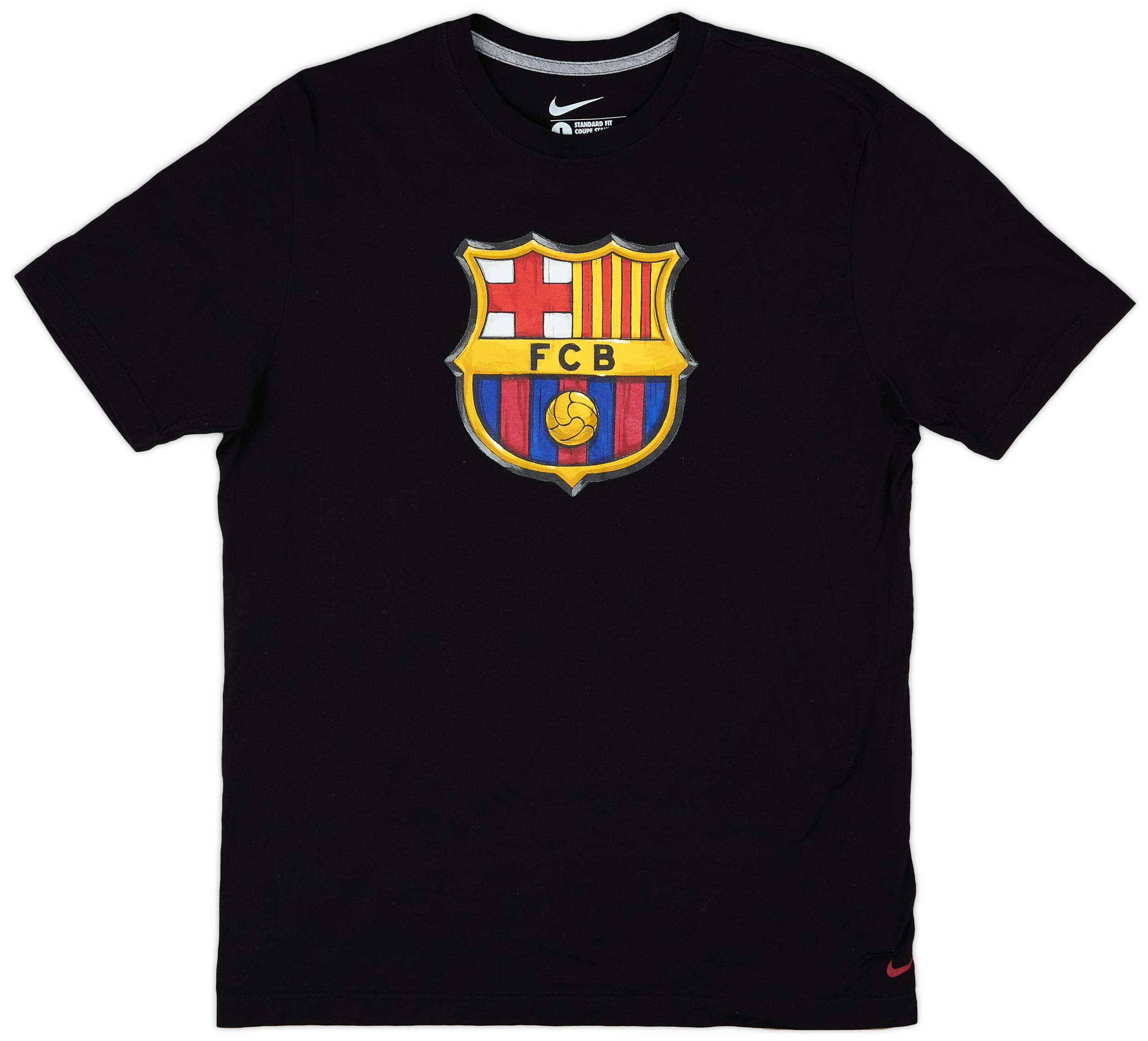 2011-12 Barcelona Graphic Fan Tee - 9/10 - (L)