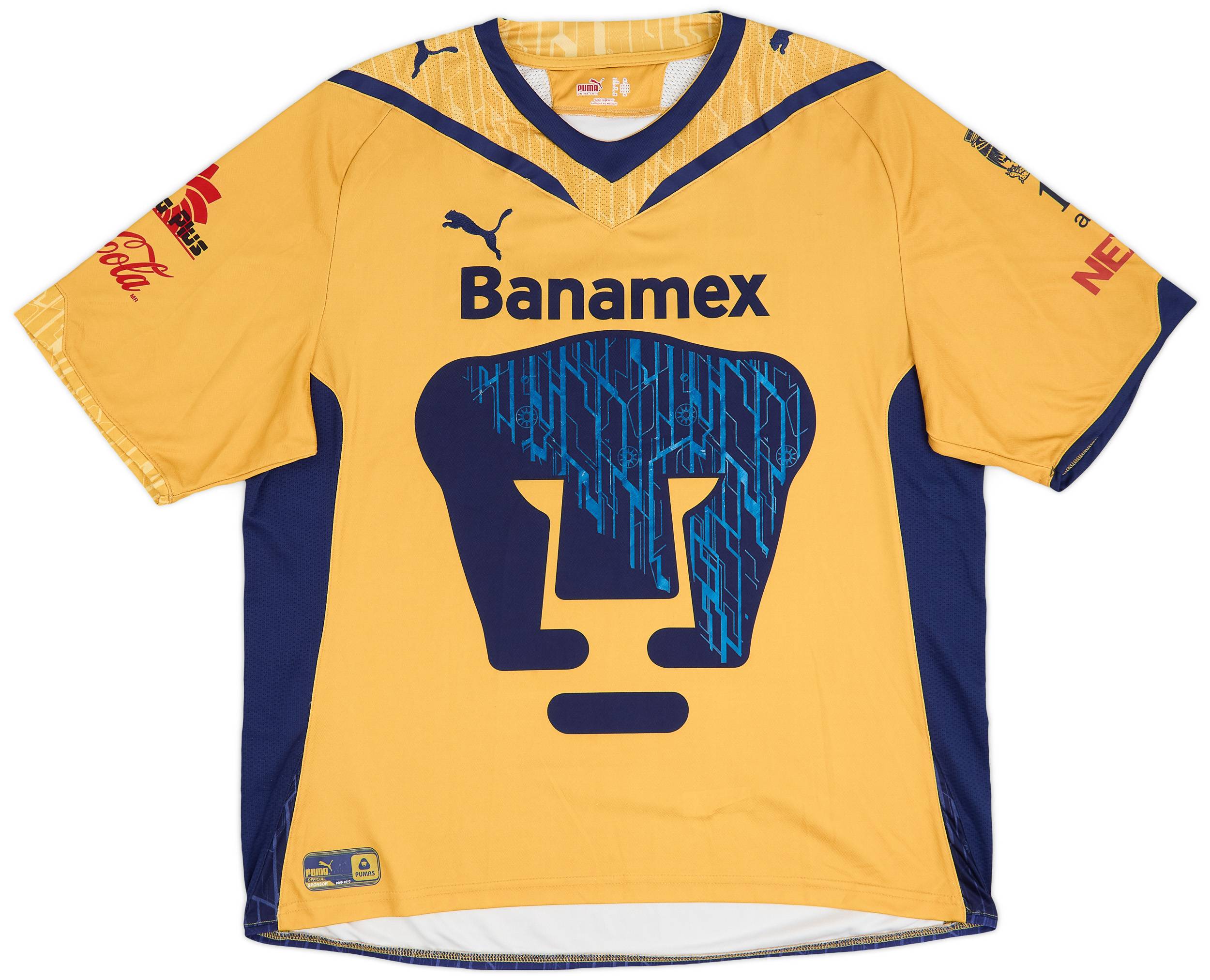 2009 10 UNAM Pumas Third Shirt 9 10 XL