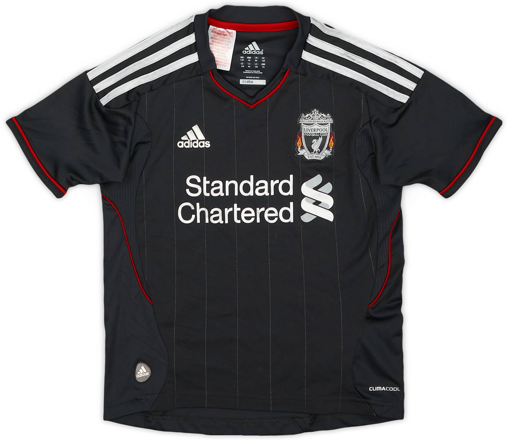 2011-12 Liverpool Away Shirt - 8/10 - (7-8 Years)