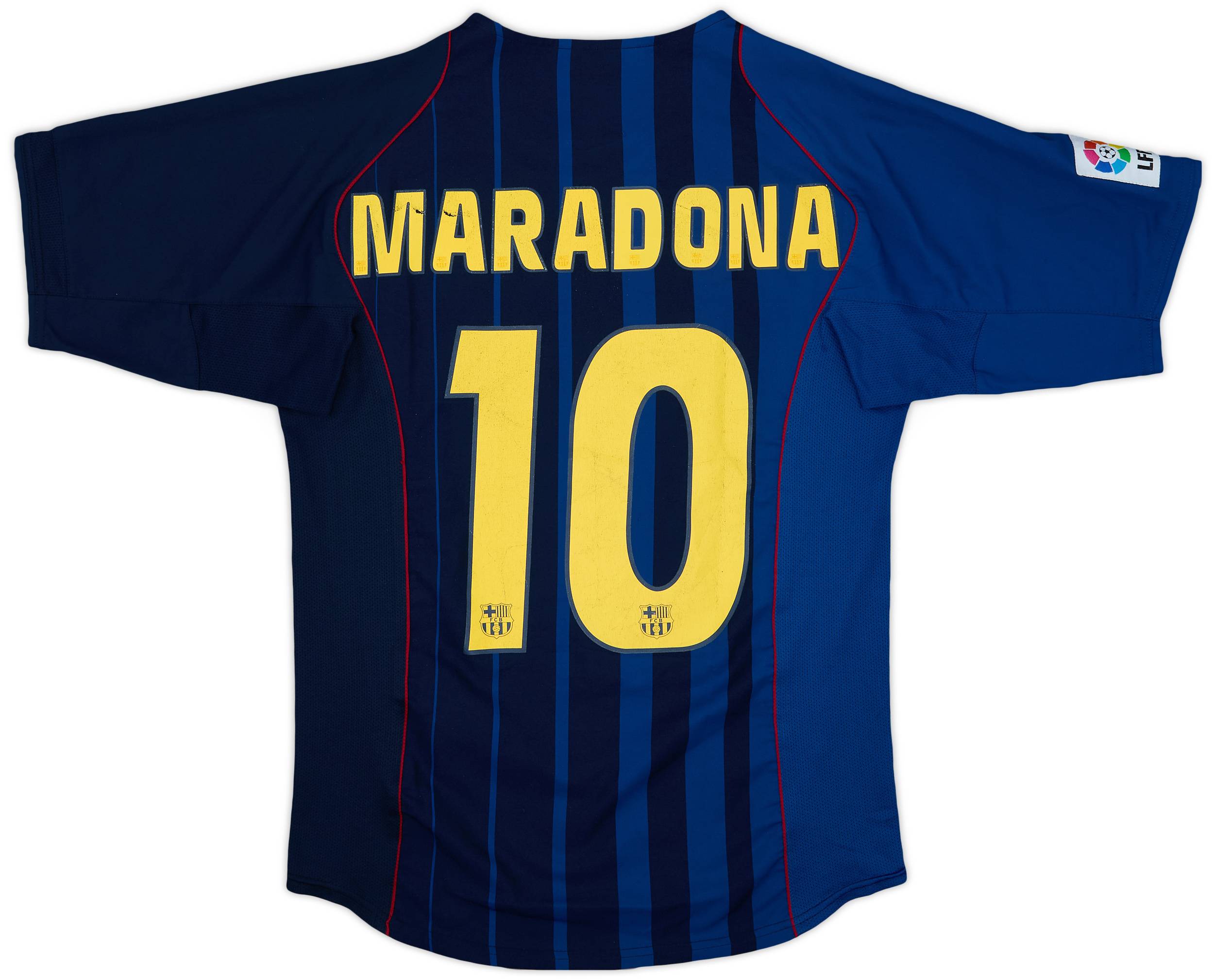 2004-05 Barcelona Away Shirt Maradona #10 - 7/10 - (XL.Boys)