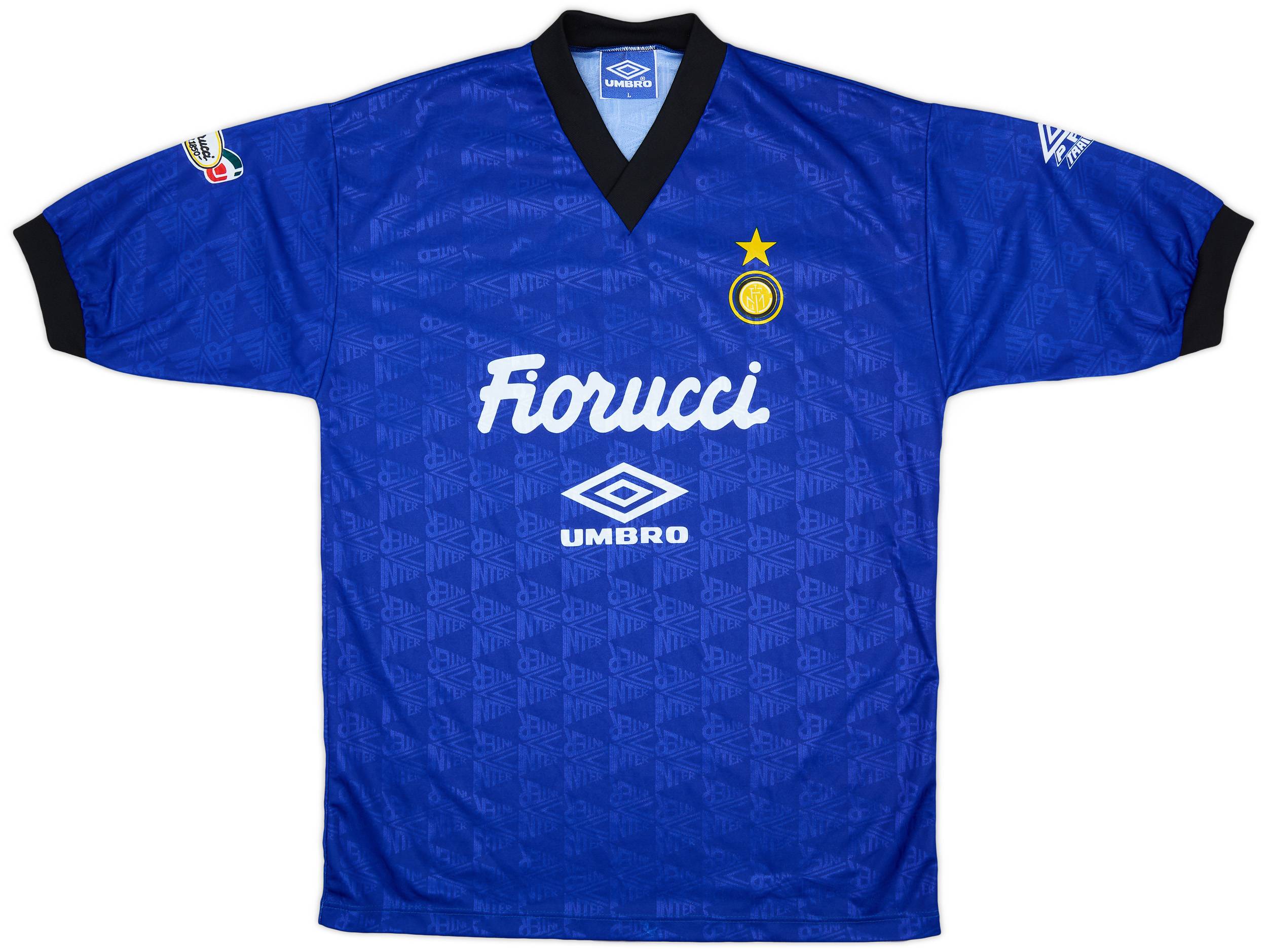 1992-94 Inter Milan Umbro Training Shirt - 8/10 - (L) 1992-94 Inter Milan Umbro Training Shirt - 8/10 - (L)
