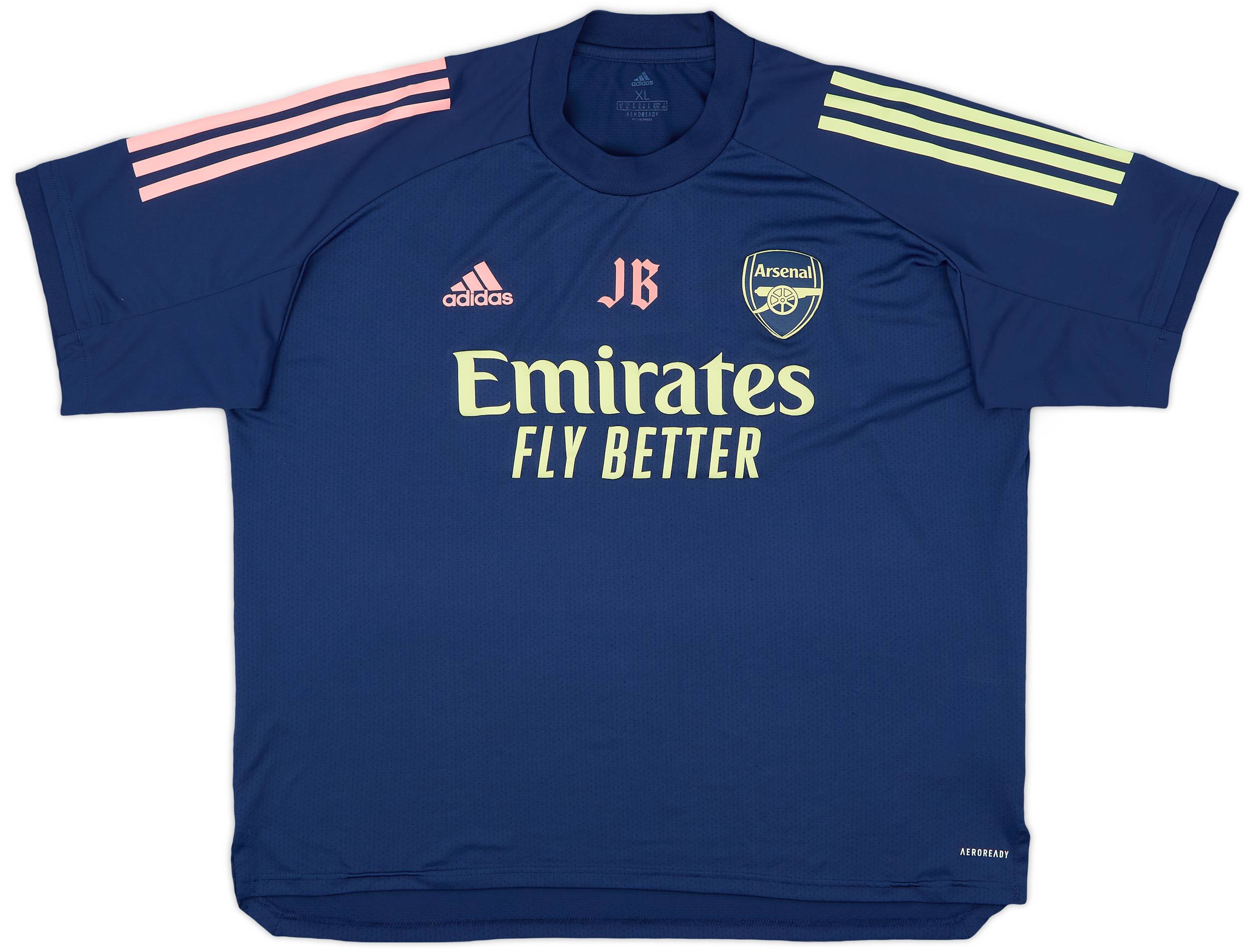 2020-21 Arsenal Staff Issue adidas Training Shirt JB - 8/10 - (XL)