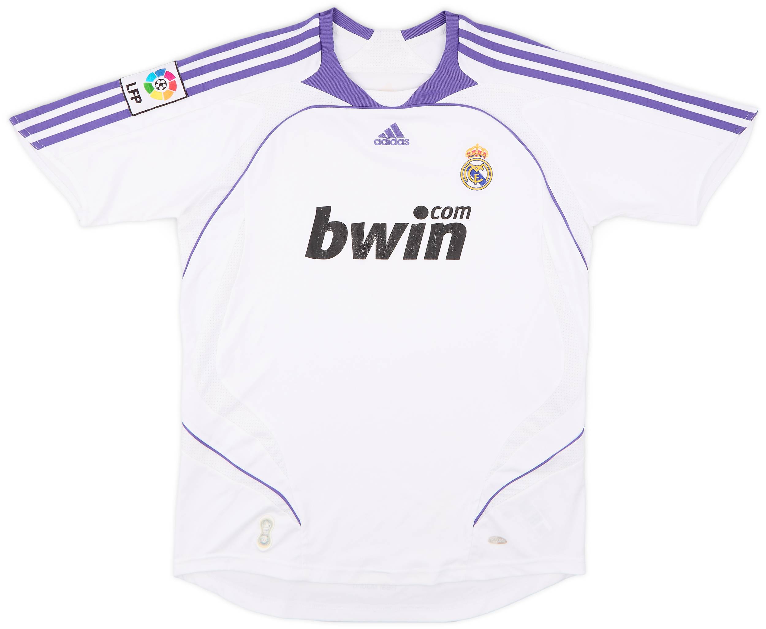 2007-08 Real Madrid Home Shirt - 5/10 - (M)