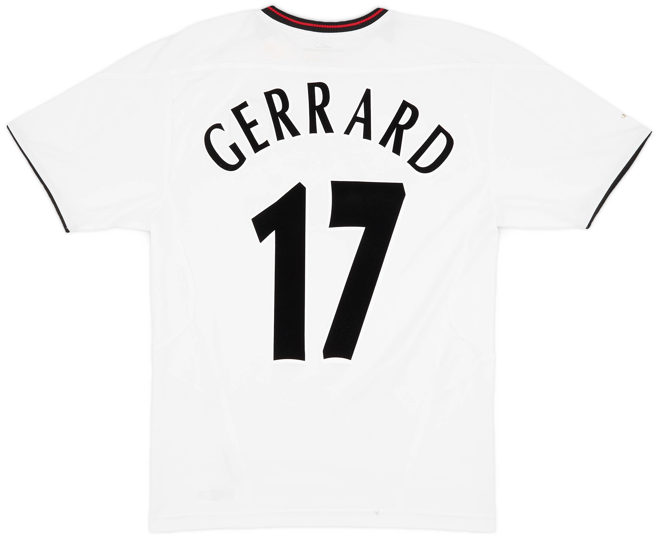 2003-04 Liverpool Away Shirt Gerrard #17 - 6/10 - (S)