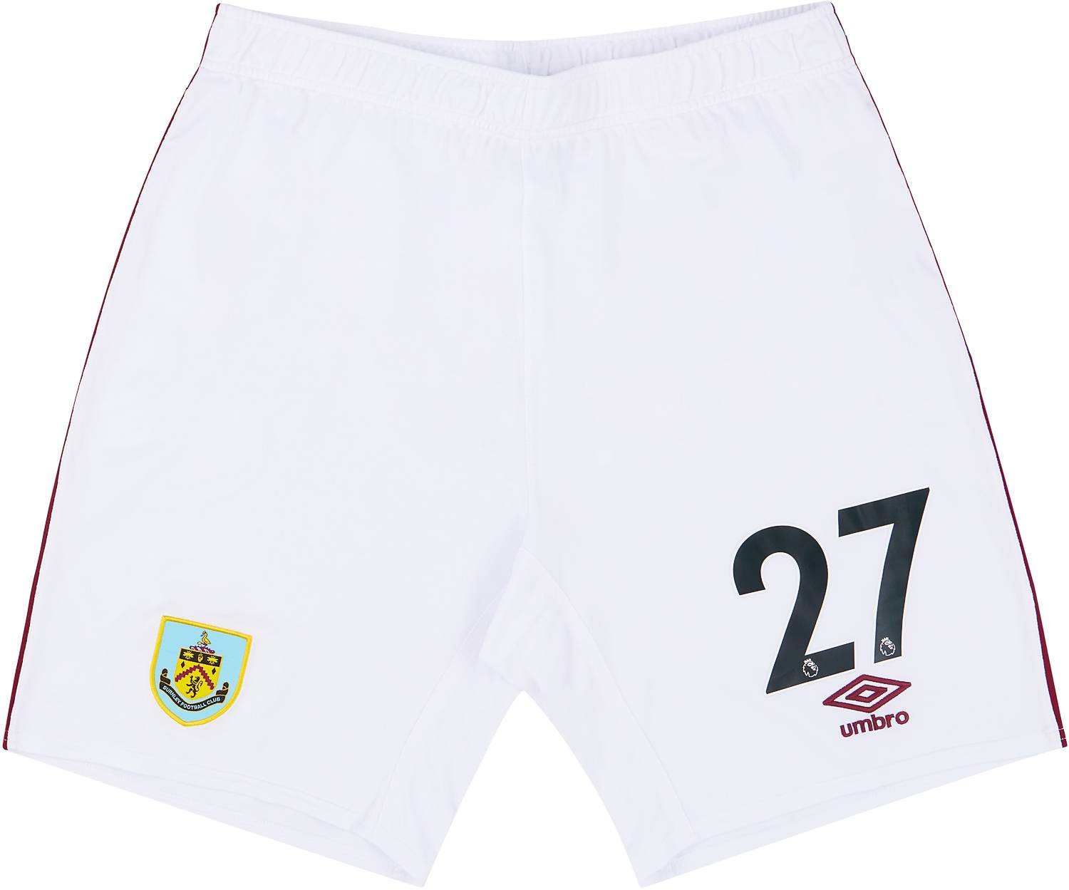 2020-21 Burnley Match Issue Home Shorts # (Excellent)