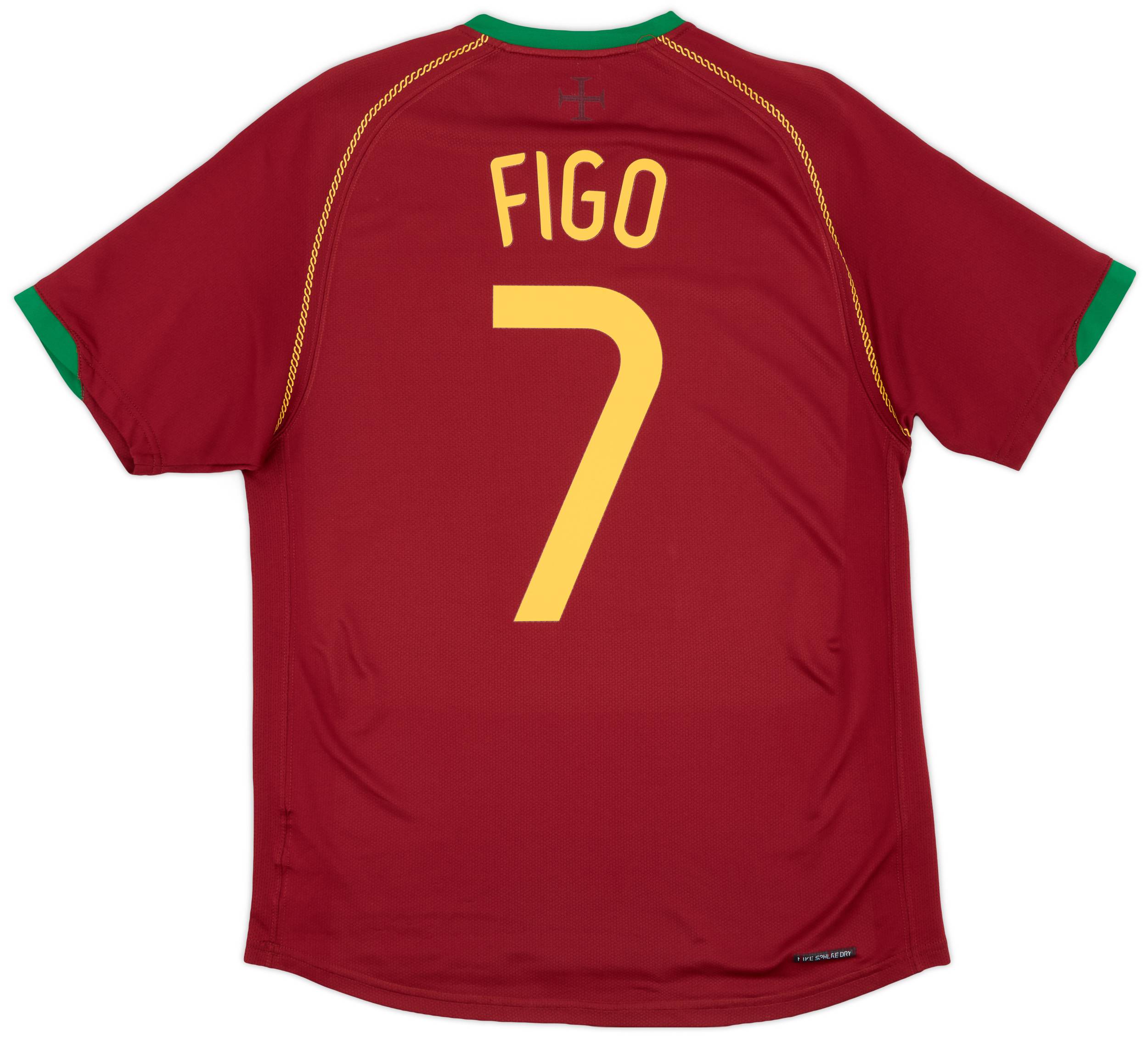 2006-08 Portugal Home Shirt Figo #7 - 7/10 - (M)