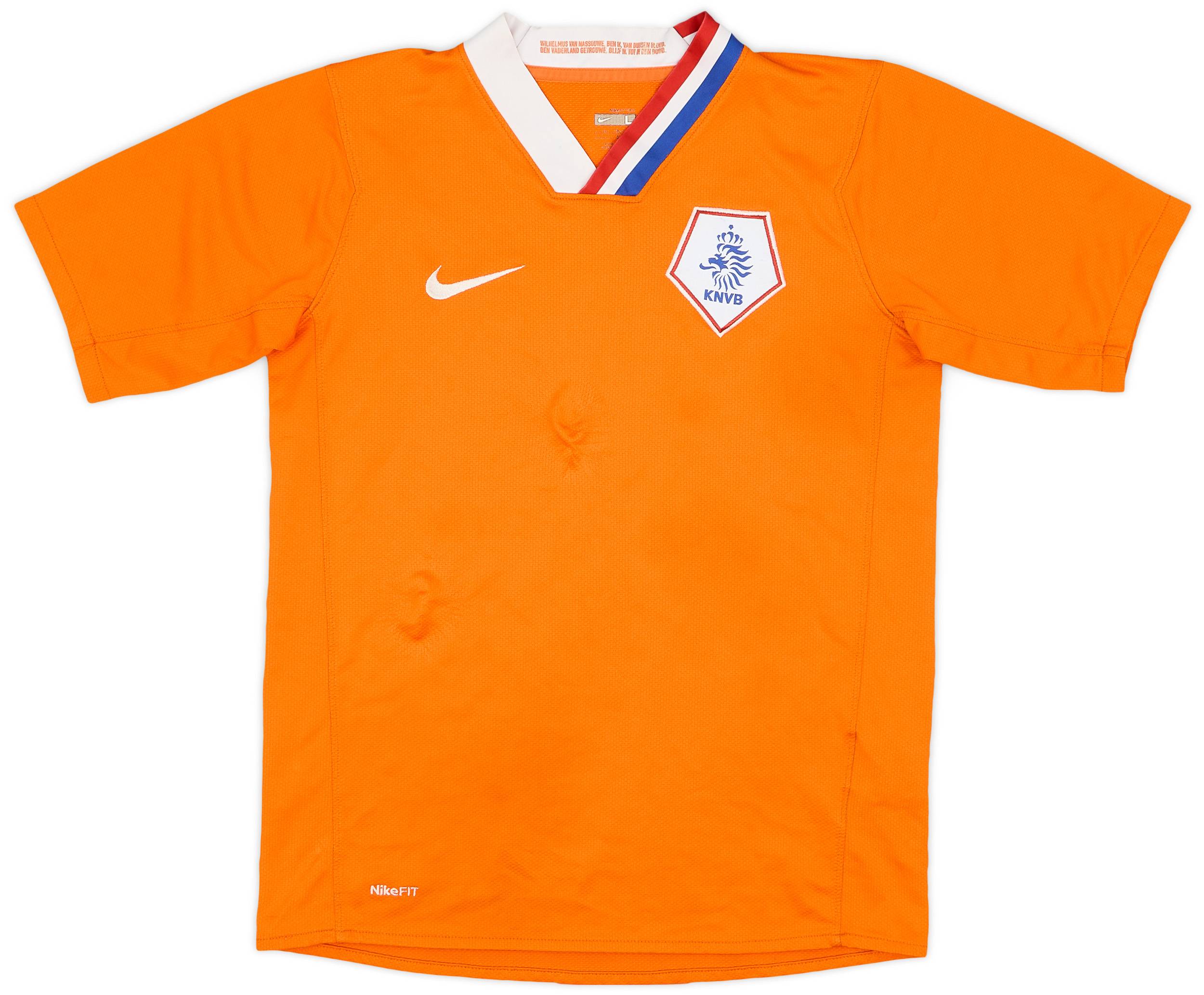 2008-10 Netherlands Home Shirt - 5/10 - (L.Boys)