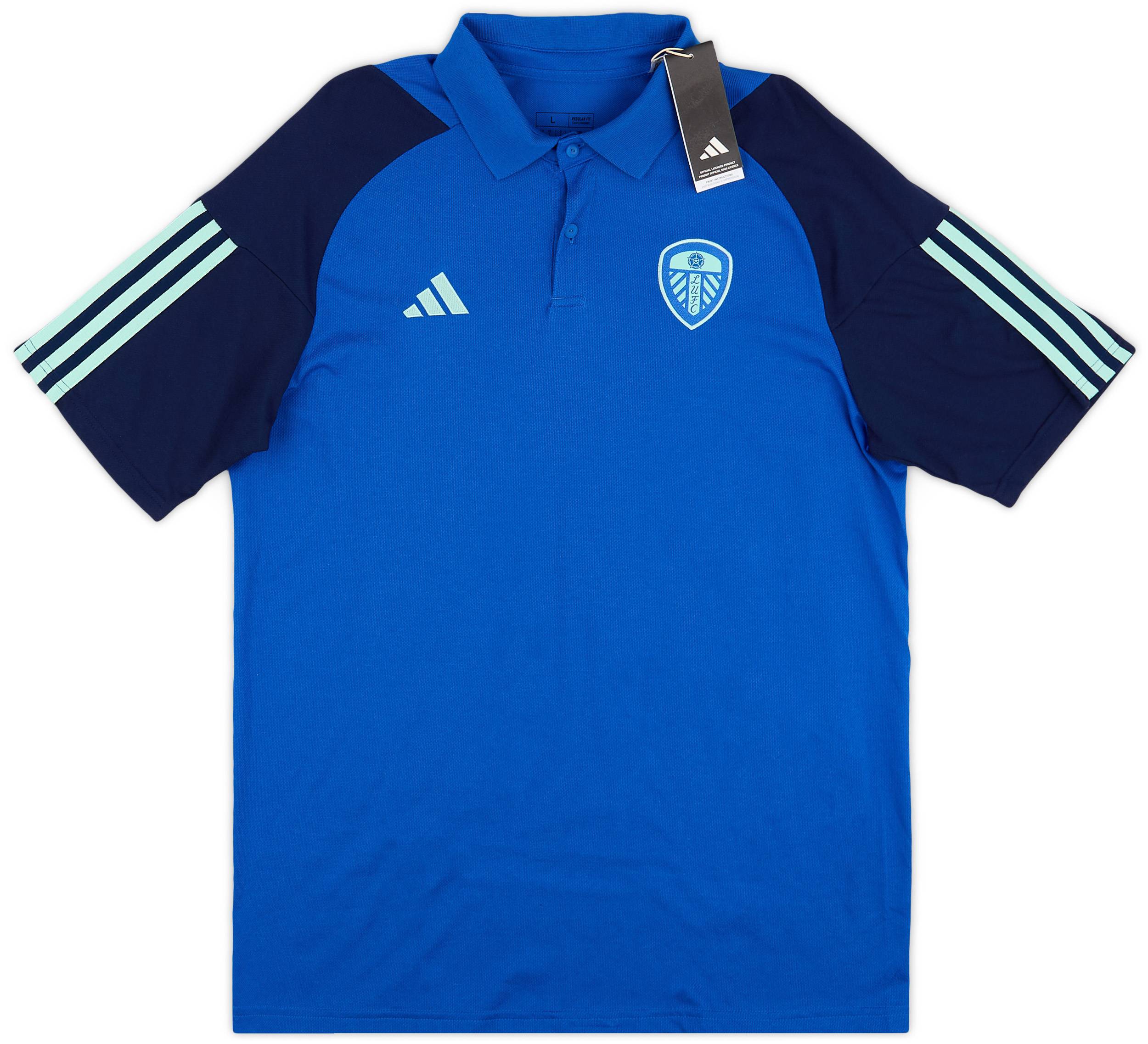 2023-24 Leeds United adidas Polo T-Shirt
