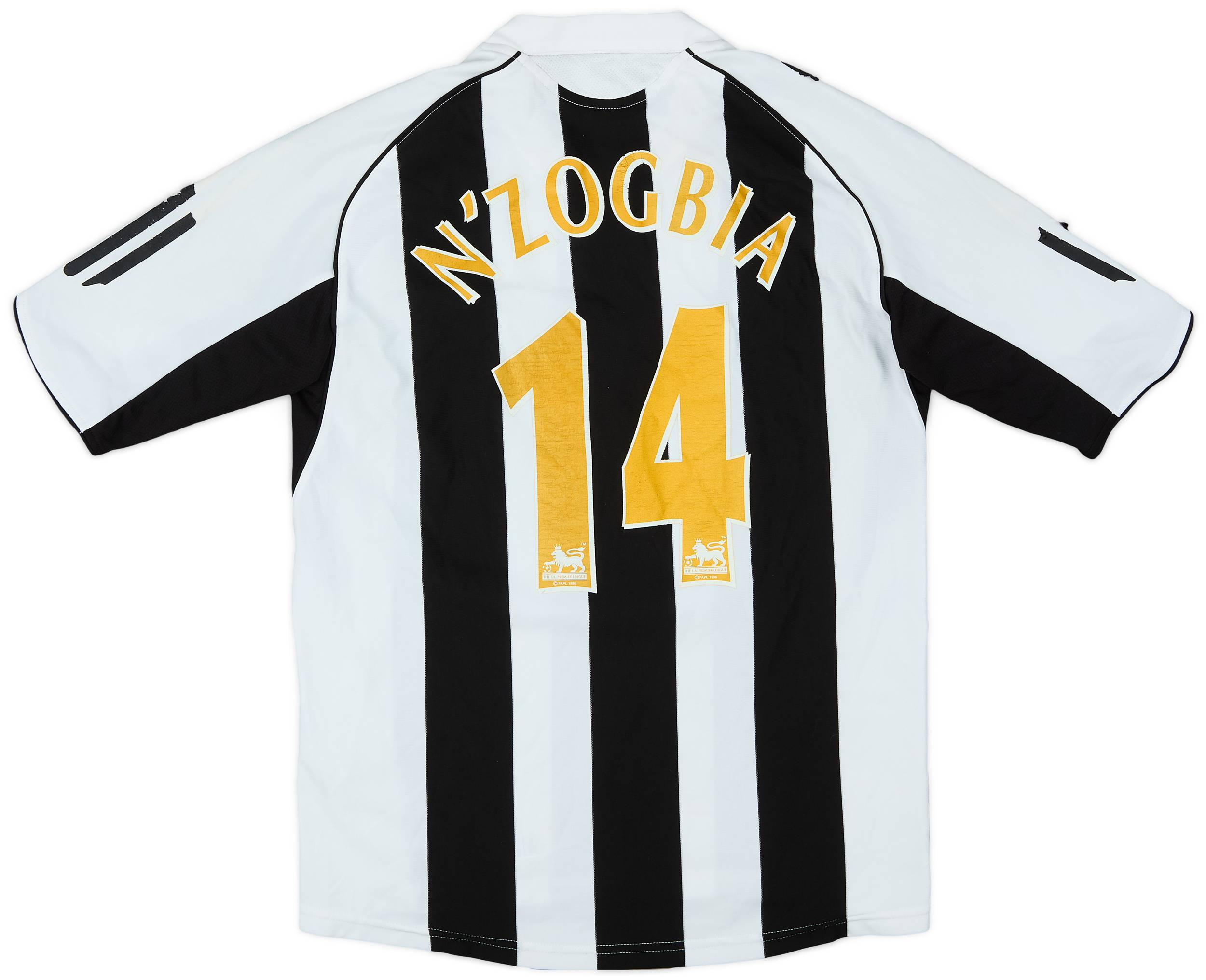 2005-07 Newcastle Home Shirt N'Zogbia #14 - 4/10 - (S)
