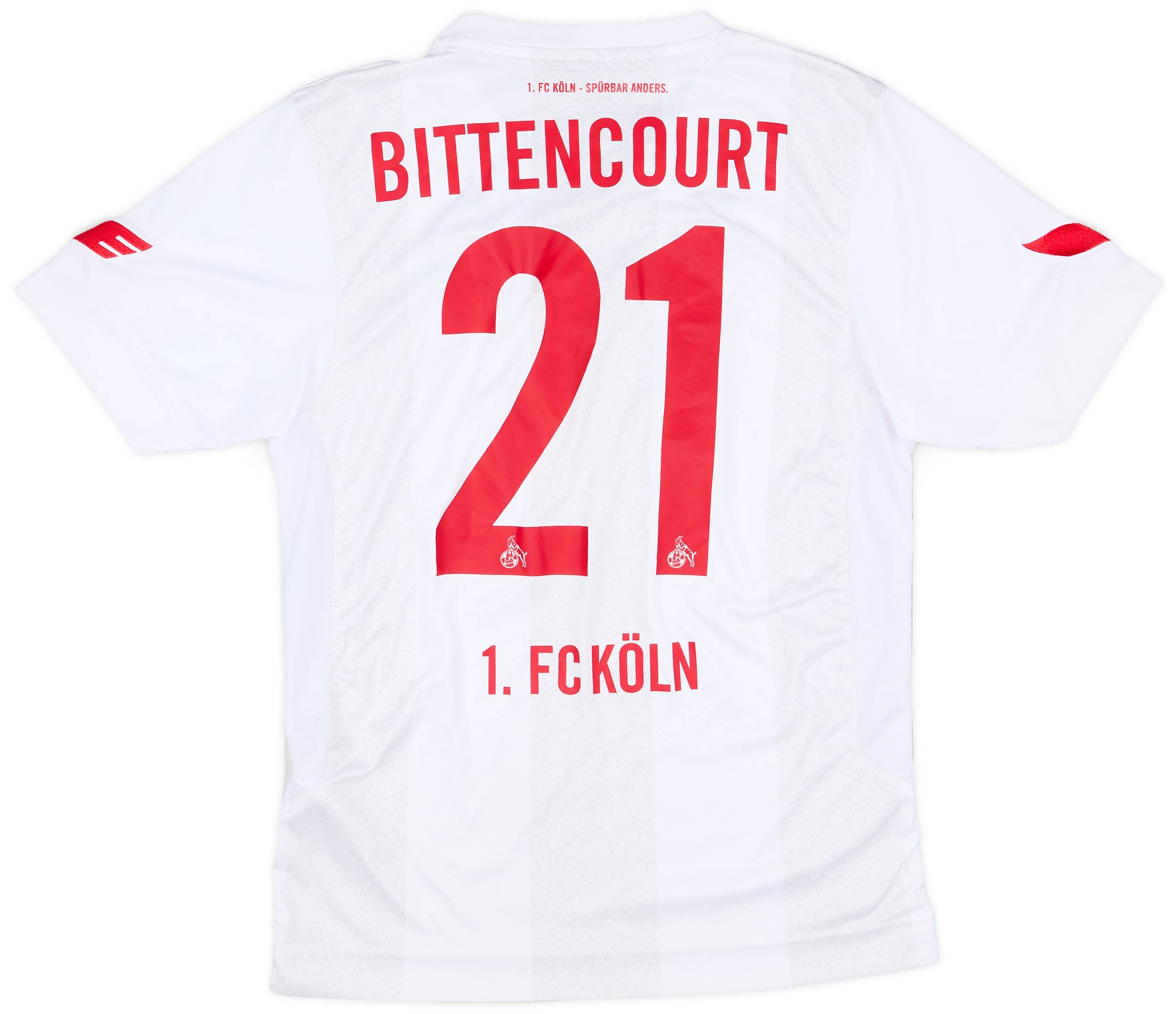 2016-17 FC Koln Home Shirt Bittencourt #21 - 7/10 - (M)