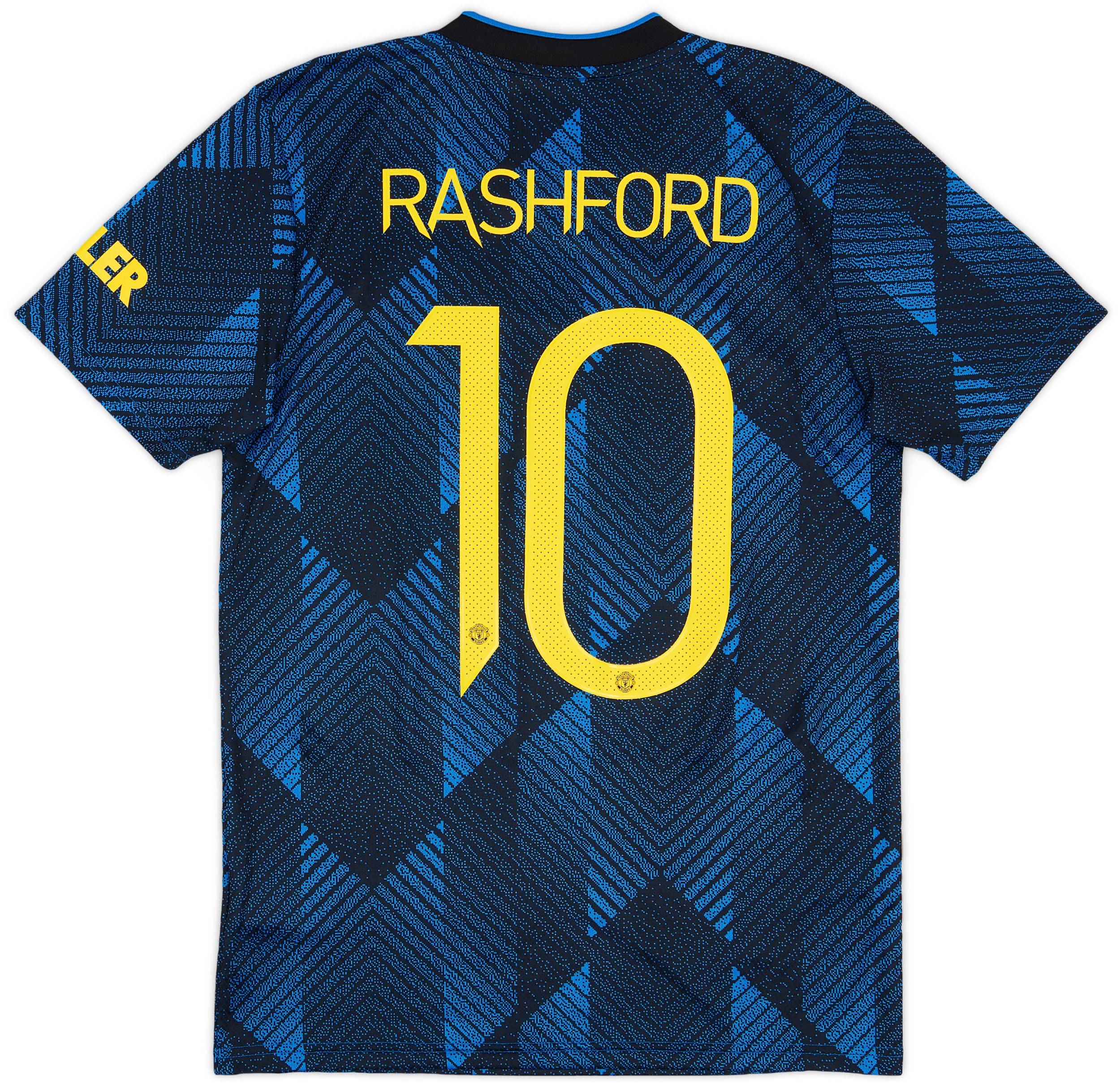 2021-22 Manchester United Third Shirt Rashford #10 - 10/10 - (S)