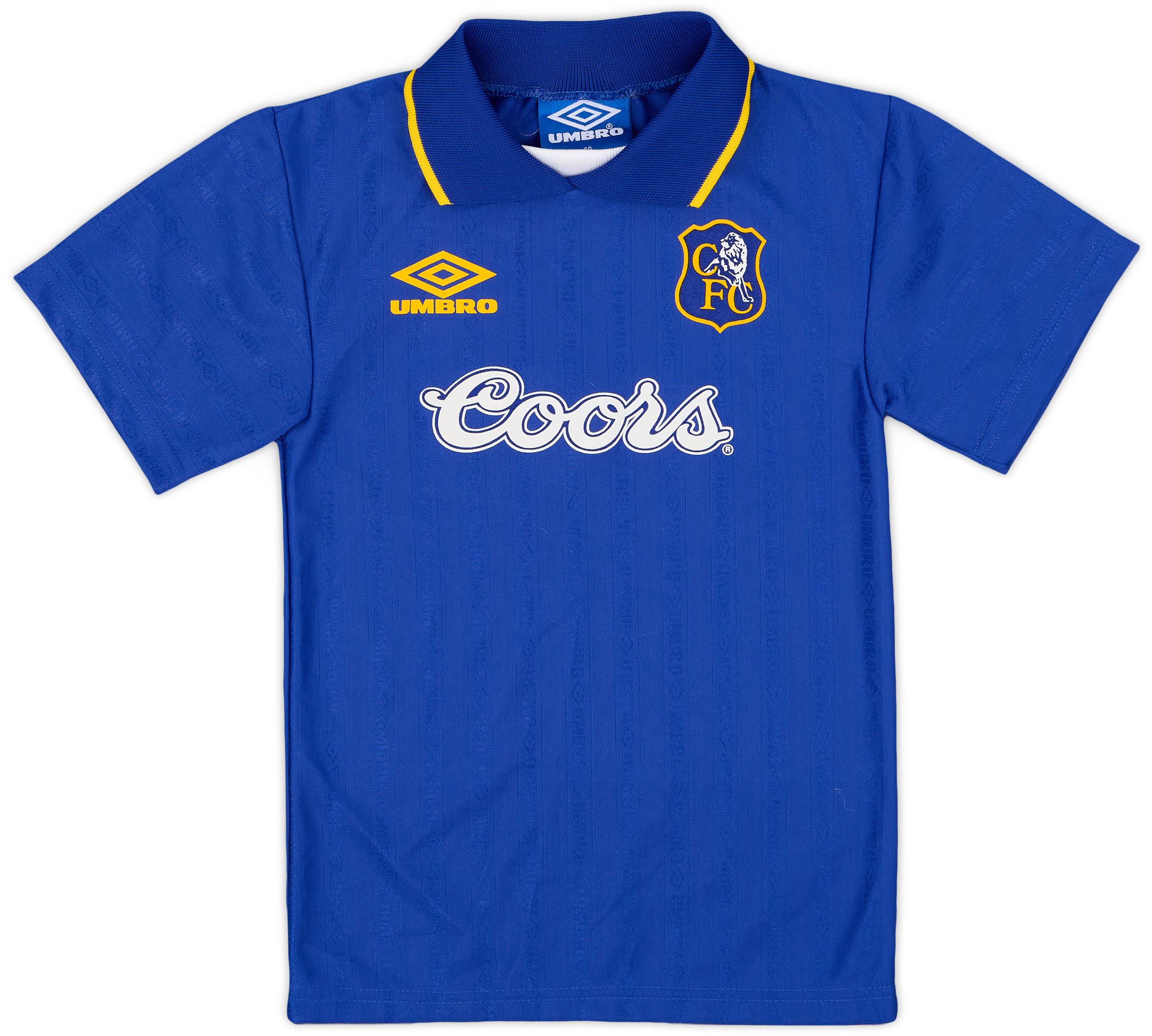 1995-97 Chelsea Home Shirt - 8/10 - (S.Boys)