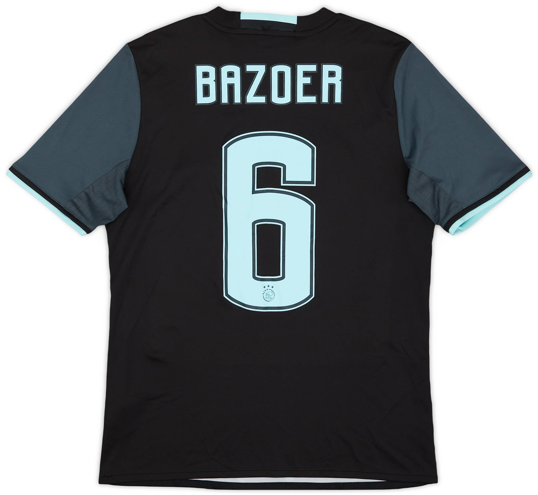 2016-17 Ajax Away Shirt Bazoer #6 - 9/10 - (XL.Boys)