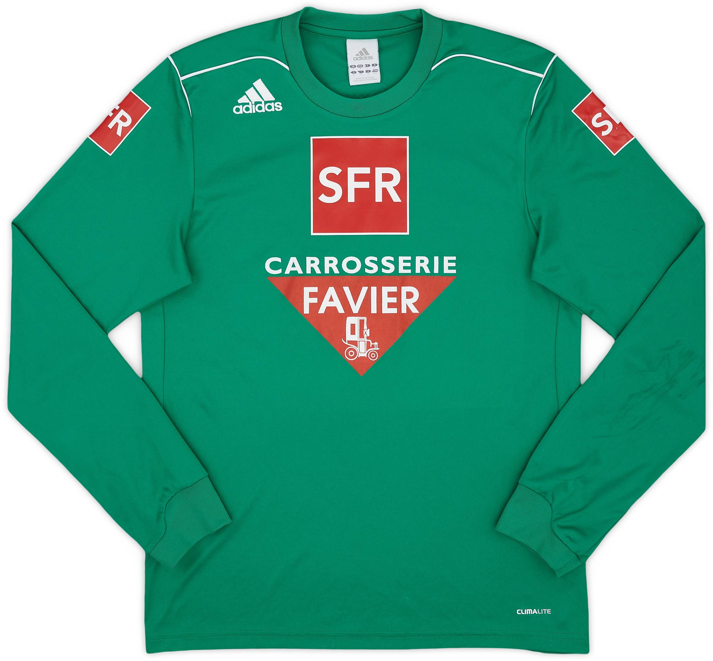 2009-10 Coupe de France adidas Template L/S Shirt #6 - 7/10 - (S)