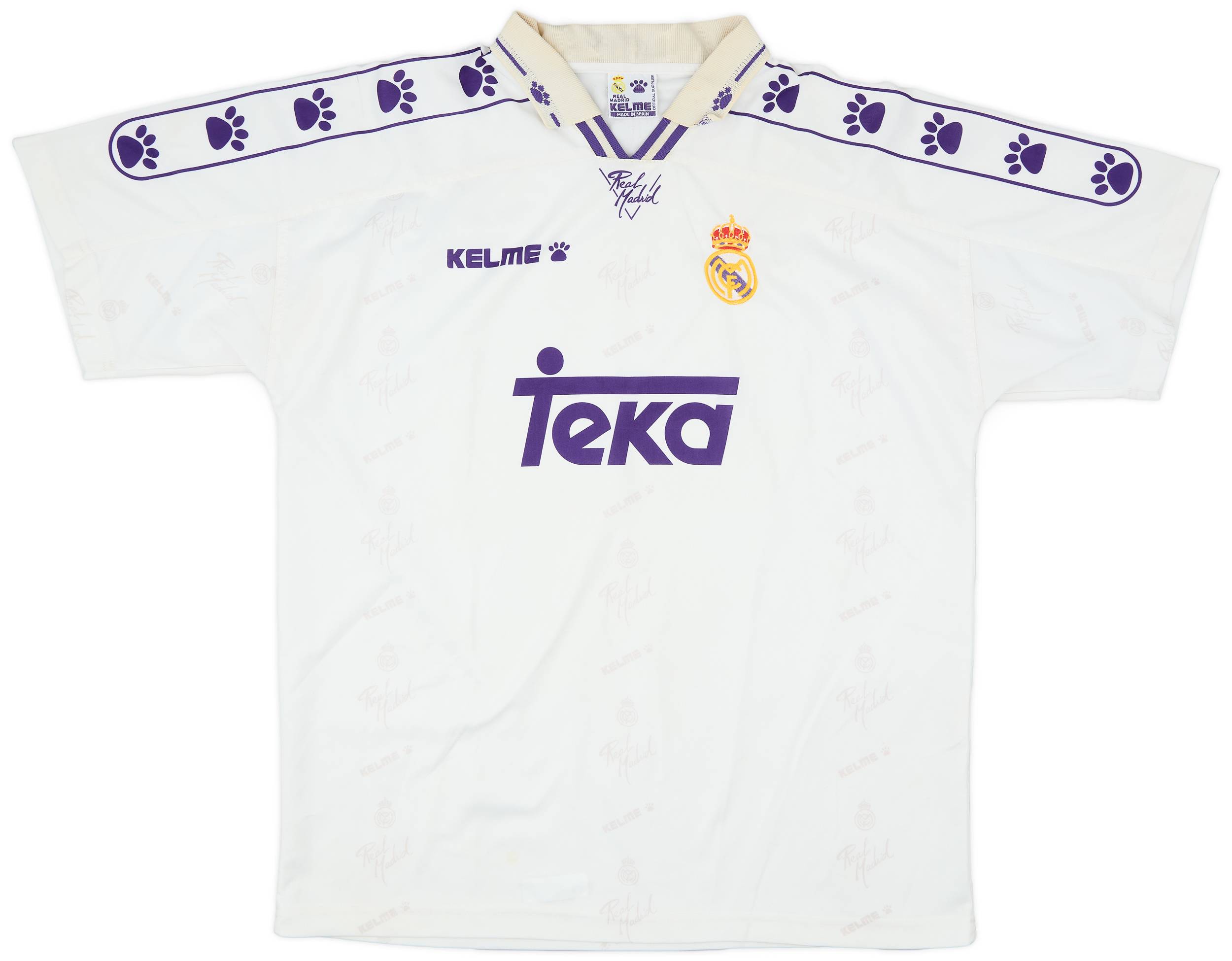 1996-97 Real Madrid Home Shirt - 7/10 - (XL)