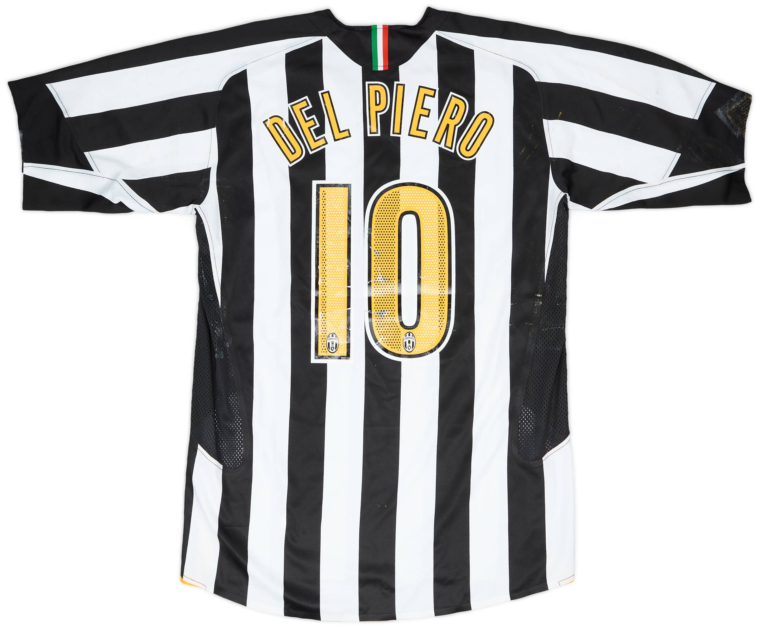 2005-06 Juventus Player Issue Home Shirt Del Piero #10