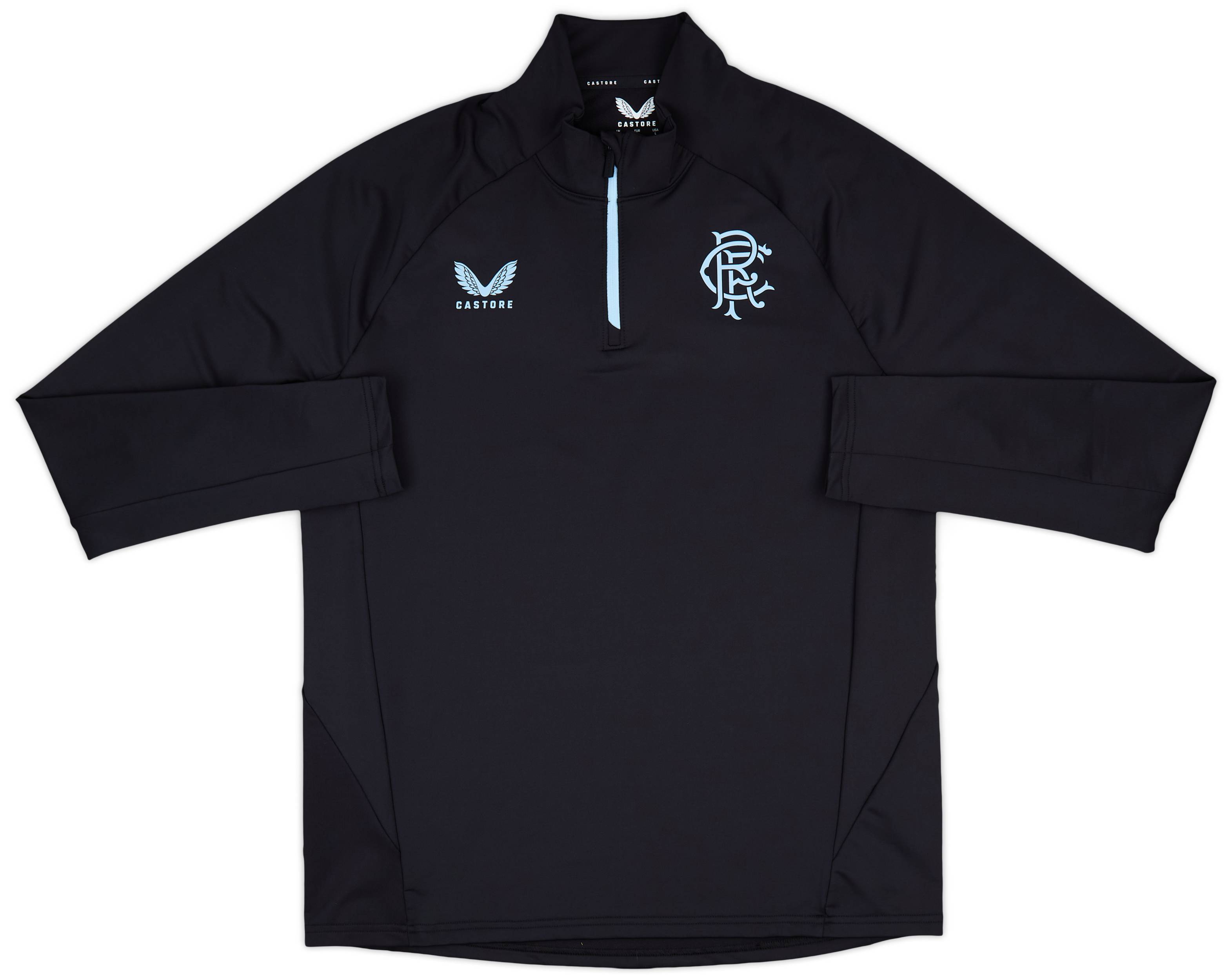 2024-25 Rangers Castore 1/4 Zip Training Top 7/10