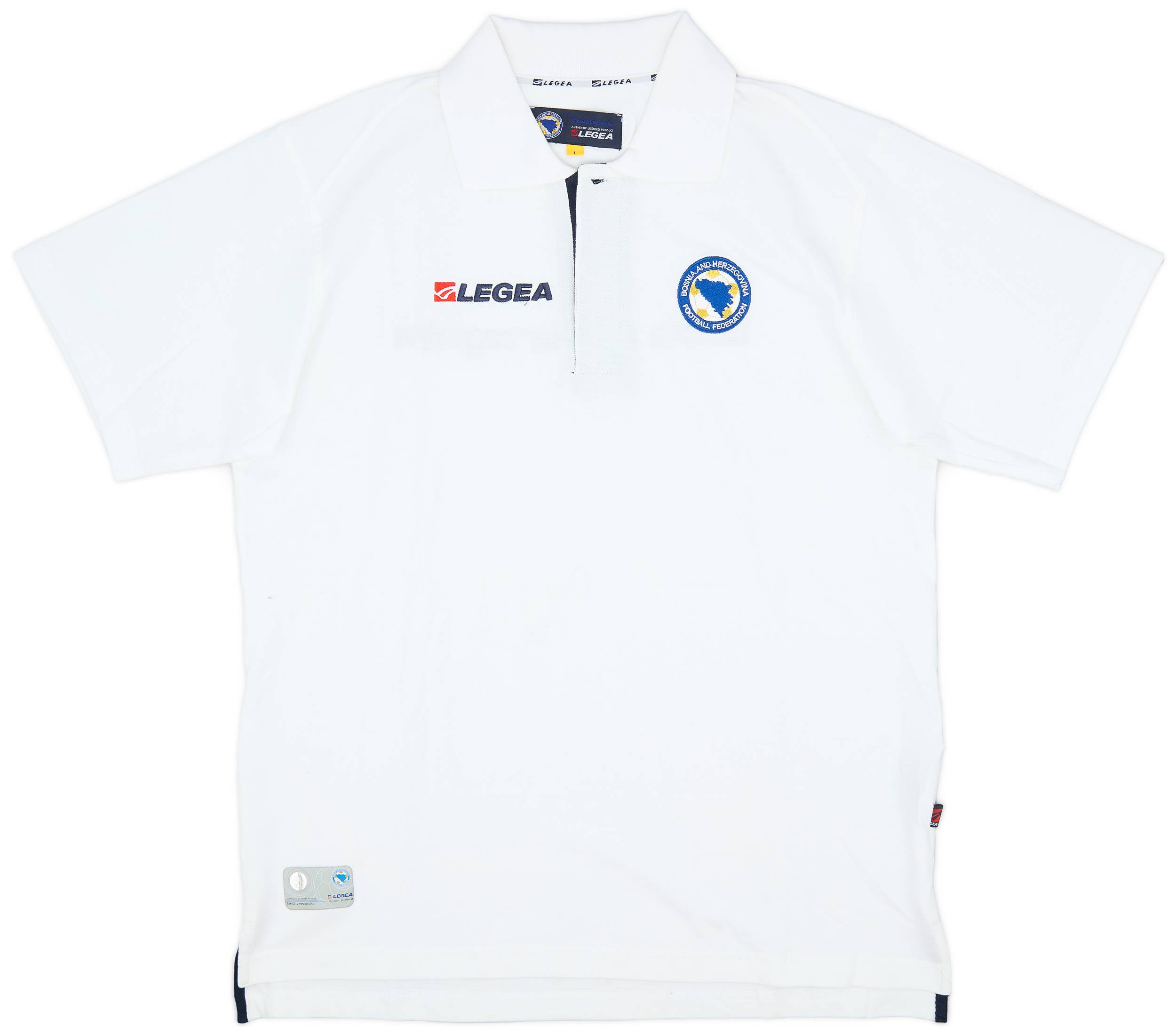 2000s Bosnia Legea Polo Shirt - 10/10 - (L)