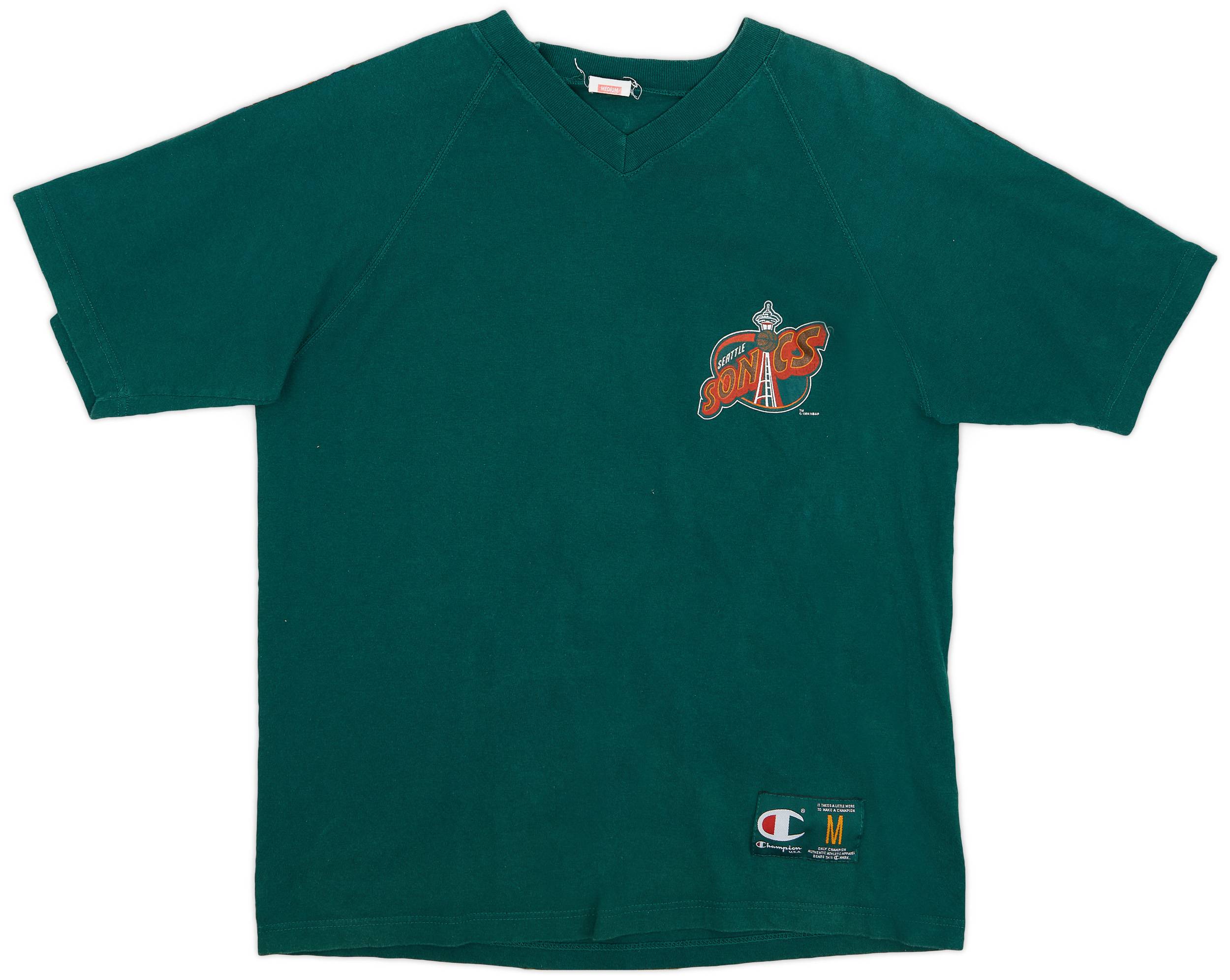 1995-96 Seattle Supersonics Champion Tee - 8/10 - (M)