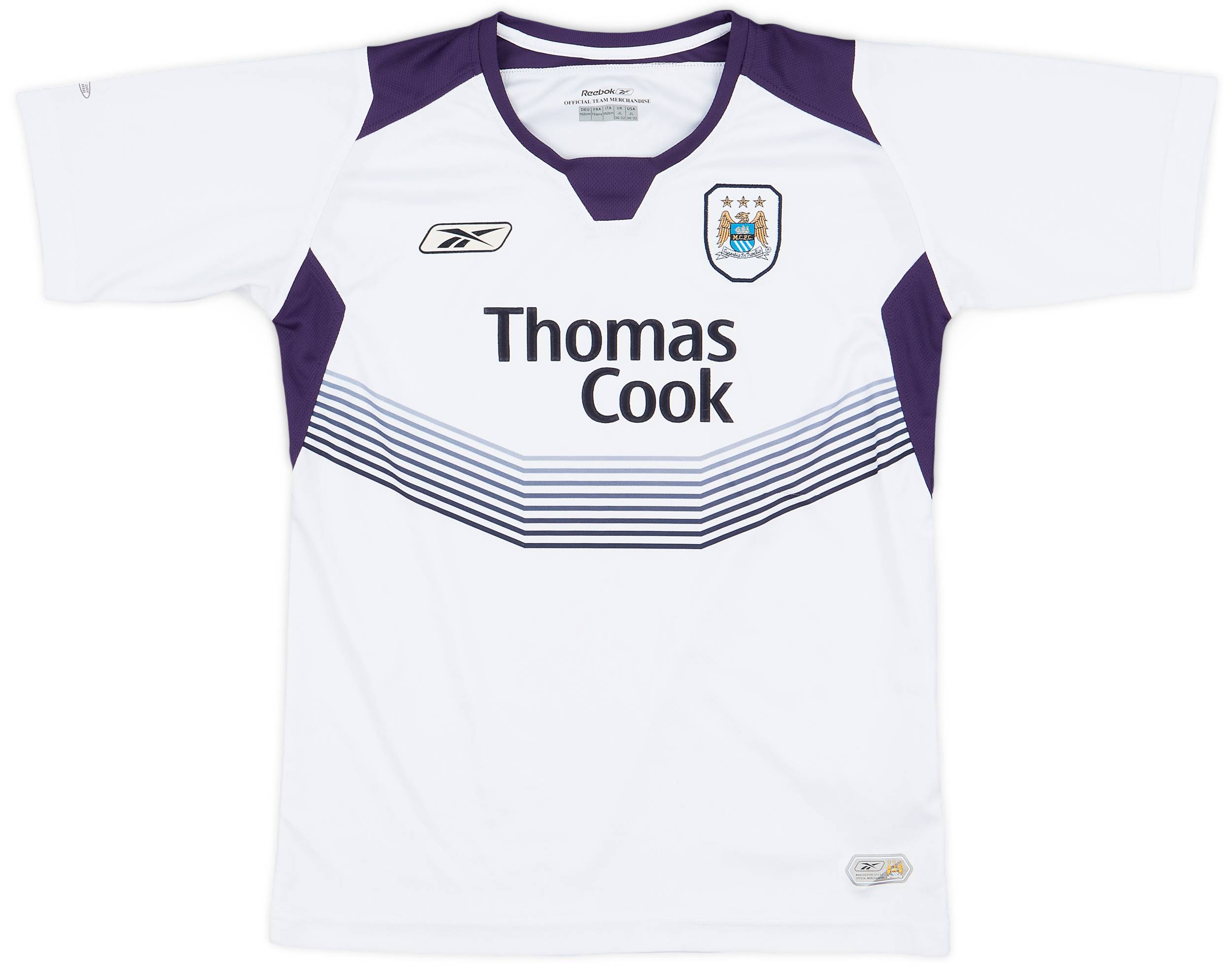 2004-05 Manchester City Away Shirt - 8/10 - (M.Boys)