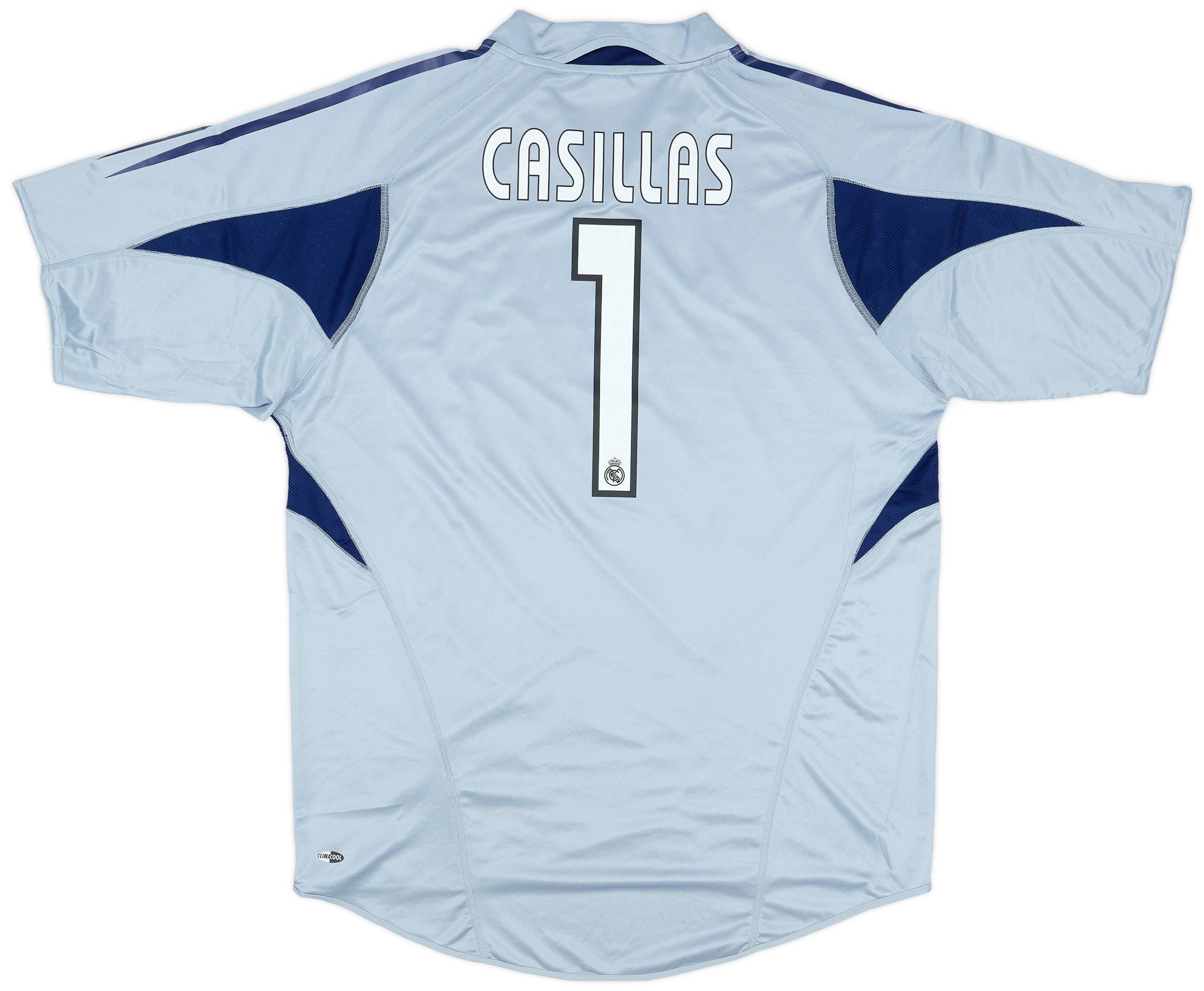 2004-05 Real Madrid GK S/S Shirt Casillas #1 (L)