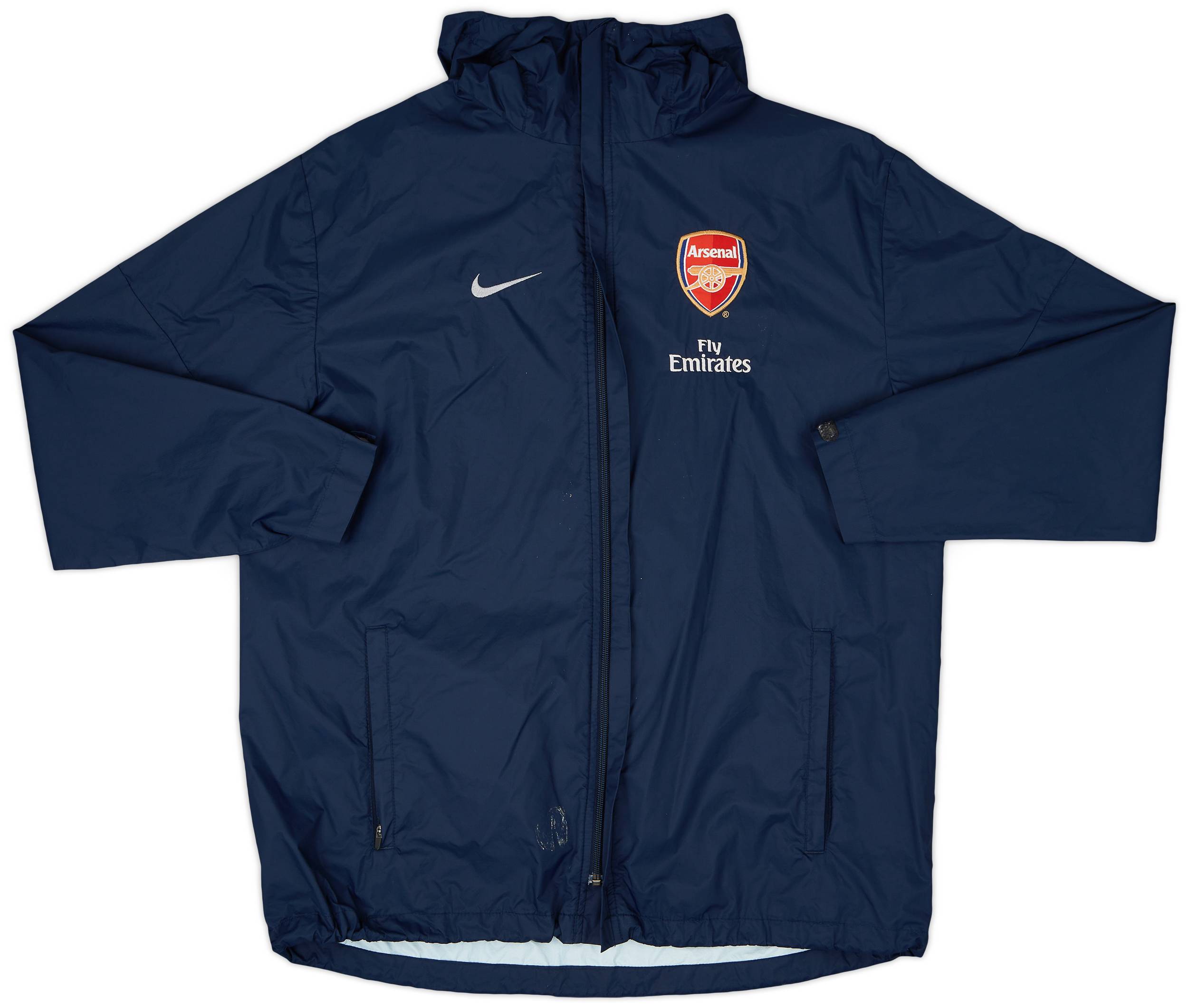 2009-10 Arsenal Nike Hooded Rain Jacket - 7/10 - (L)