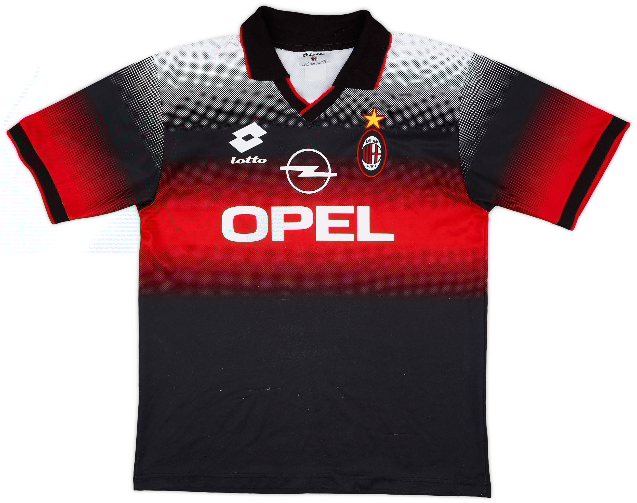 1996-97 AC Milan Lotto Training Shirt - 7/10 - (L)