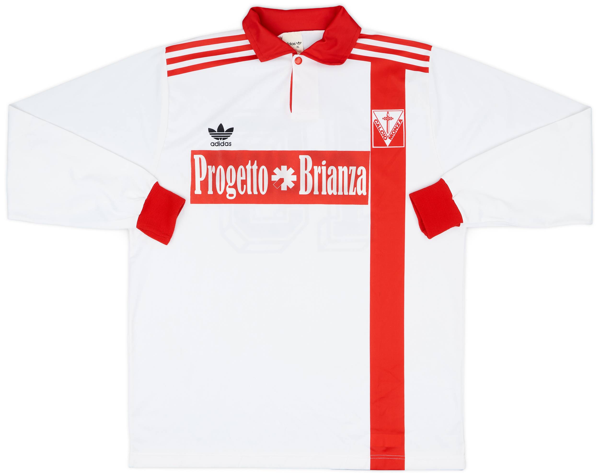1992-93 Monza Match Issue Away L/S Shirt #15