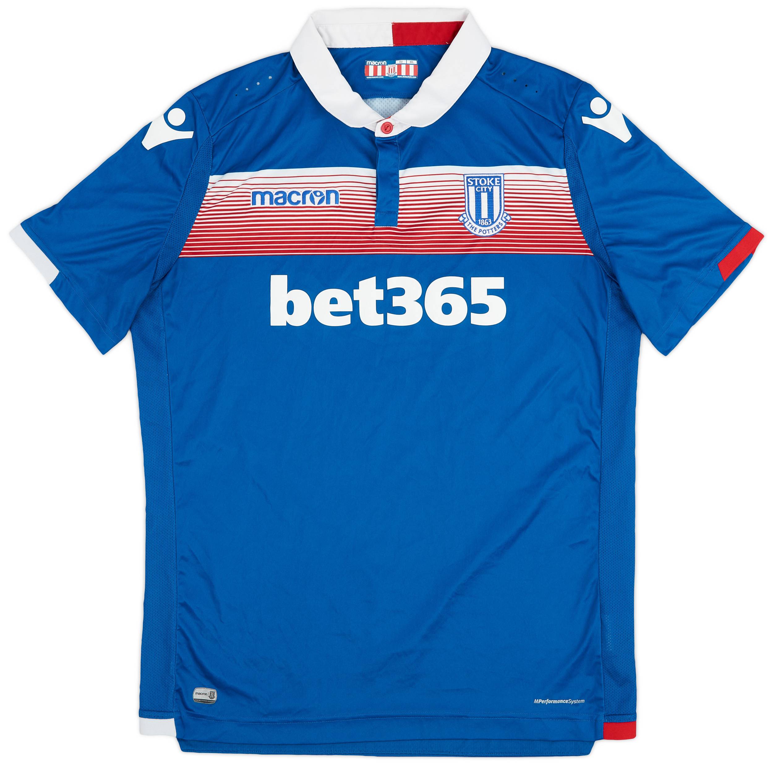 2017-18 Stoke City Away Shirt - 10/10 - (XL)