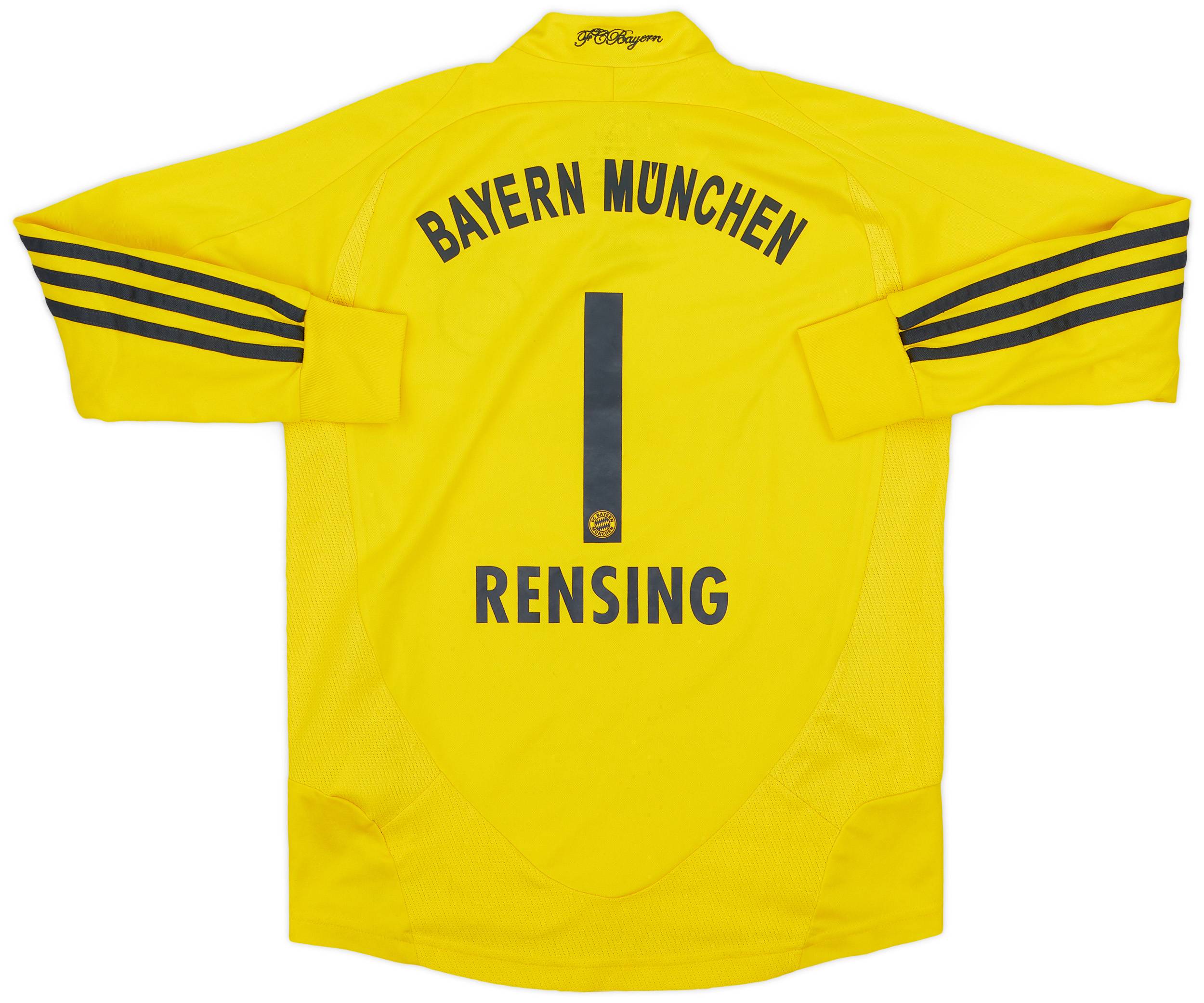 2008 Bayern Munich GK Shirt Rensing #1 - 7/10 - (M.Boys)