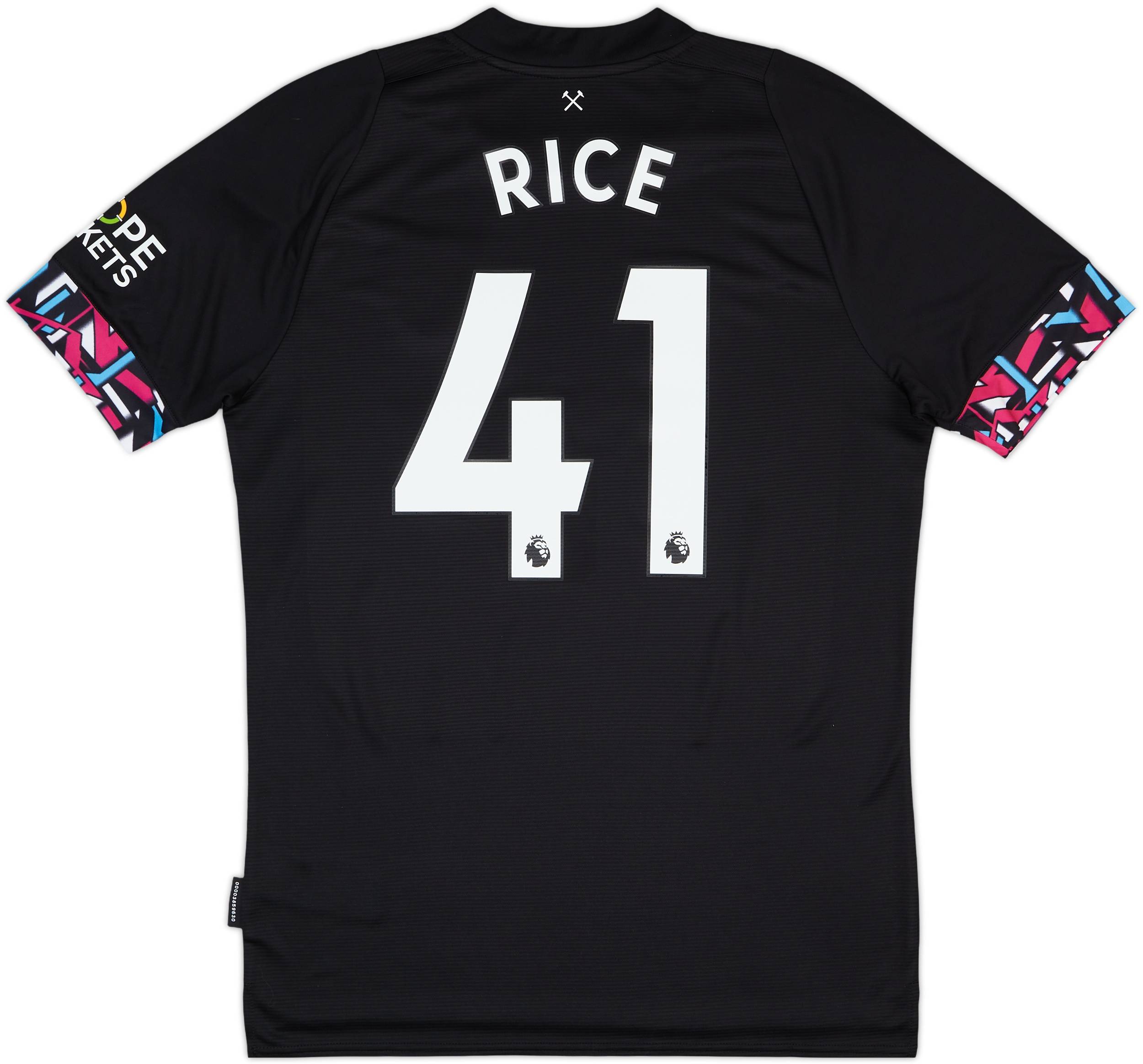 2022-23 West Ham Away Shirt Rice #41