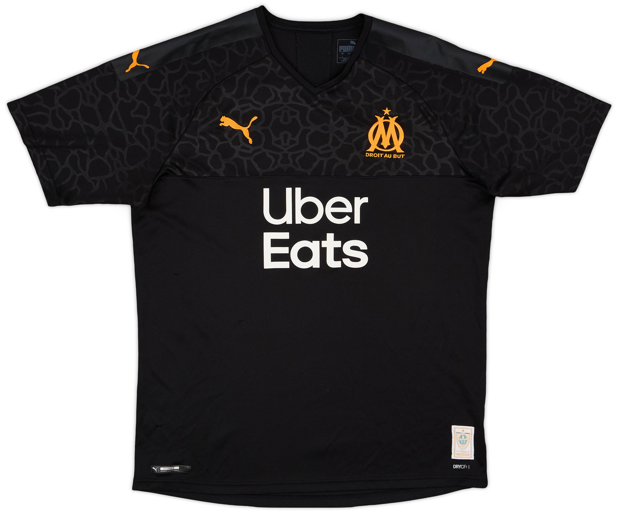 2019-20 Olympique Marseille Third Shirt - 8/10 - (L)
