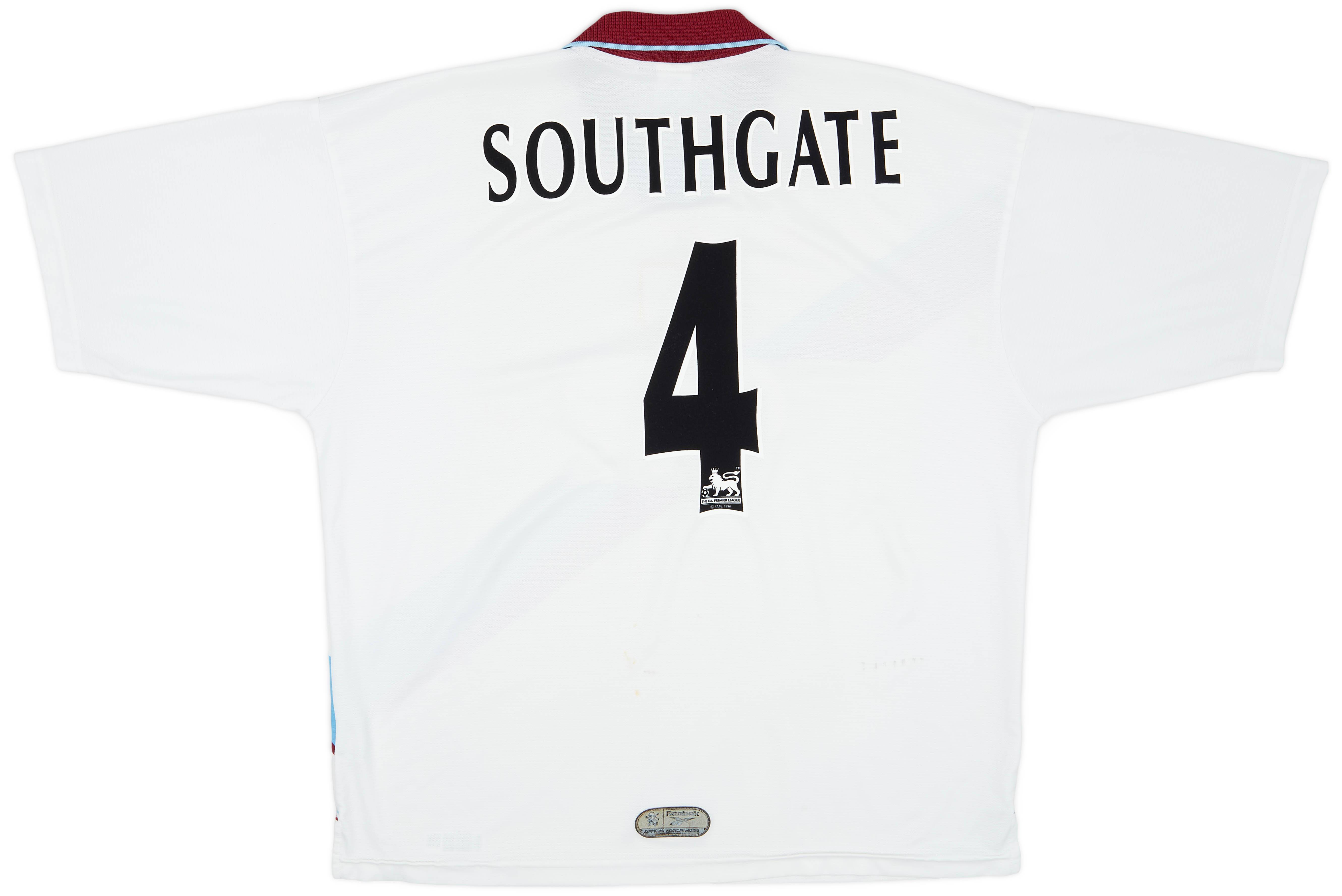 1999-00 Aston Villa Away Shirt Southgate #4 - 5/10 - (XL)