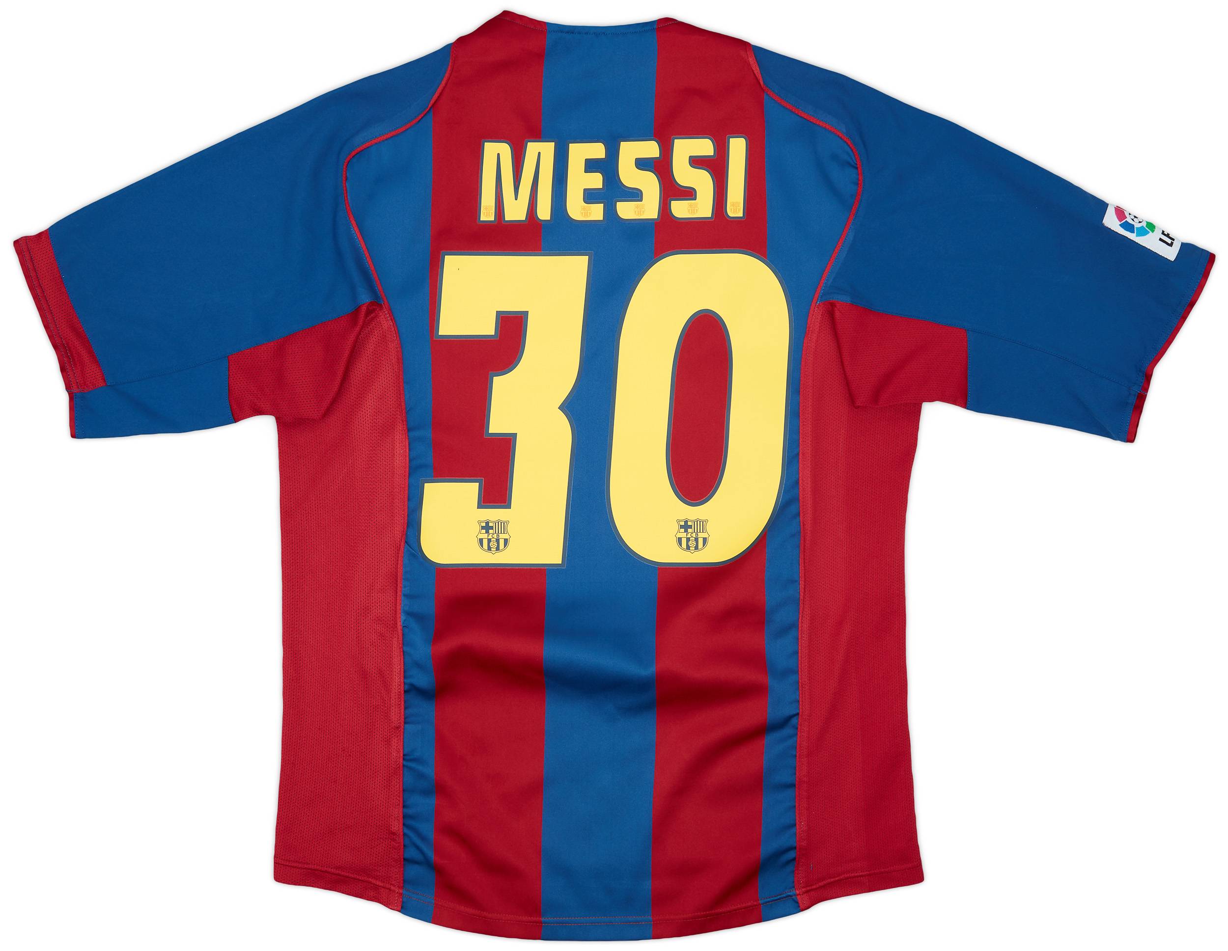2004-05 Barcelona Home Shirt Messi #30 - 8/10 - (S)
