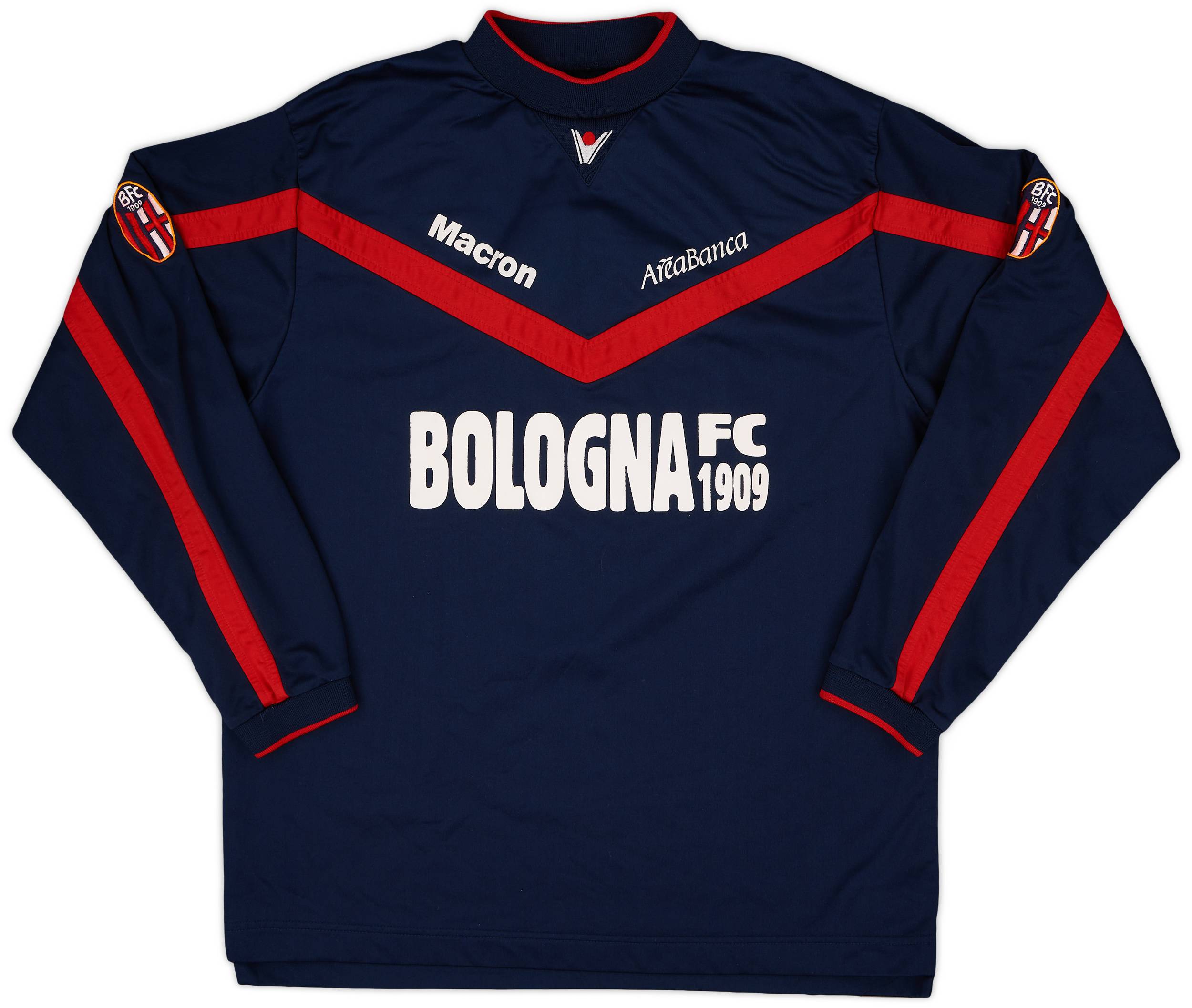 2001-02 Bologna Macron Sweat Top - 8/10 - (L)