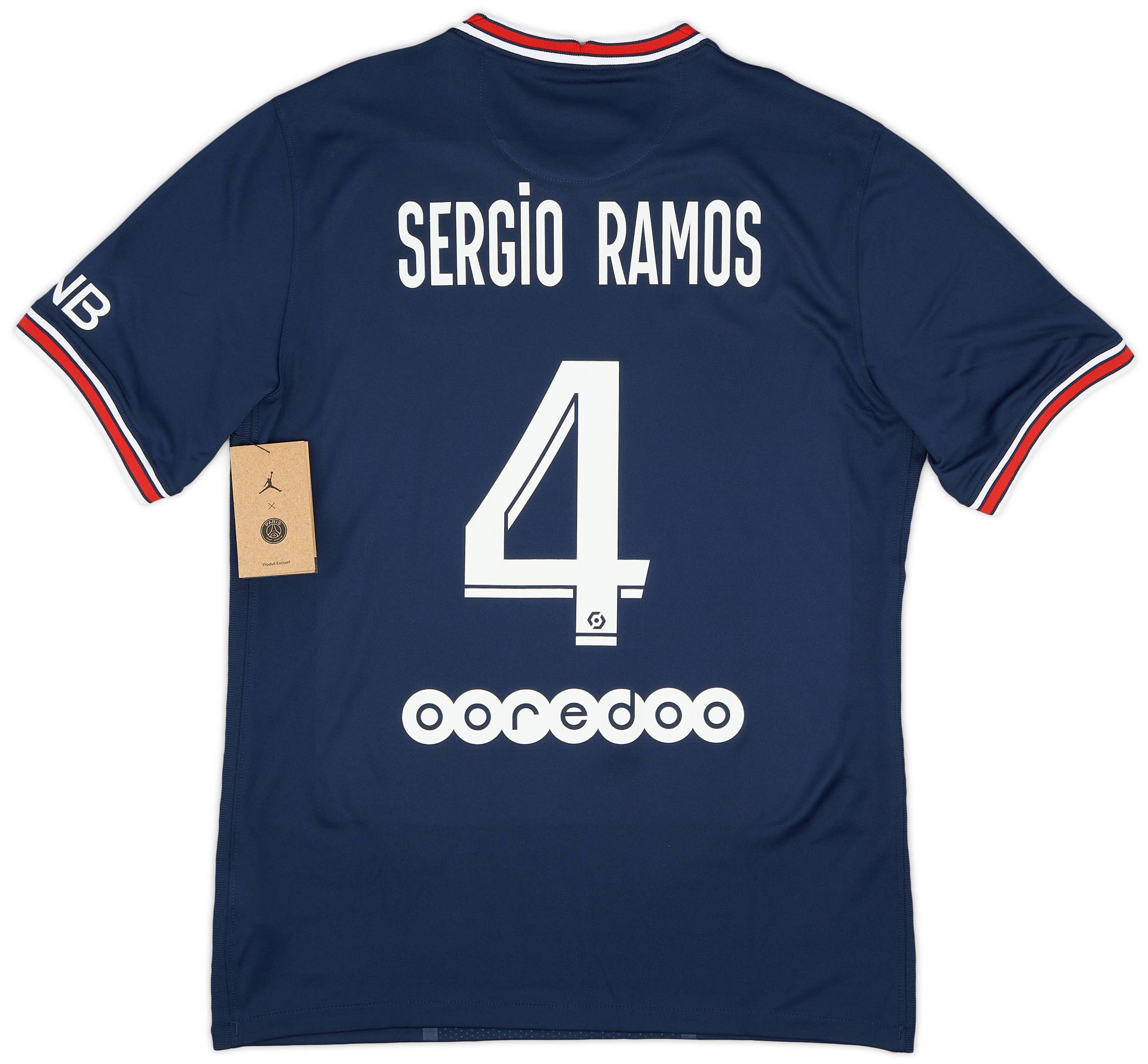 2021-22 Paris Saint-Germain Home Shirt Sergio Ramos #4 (M)