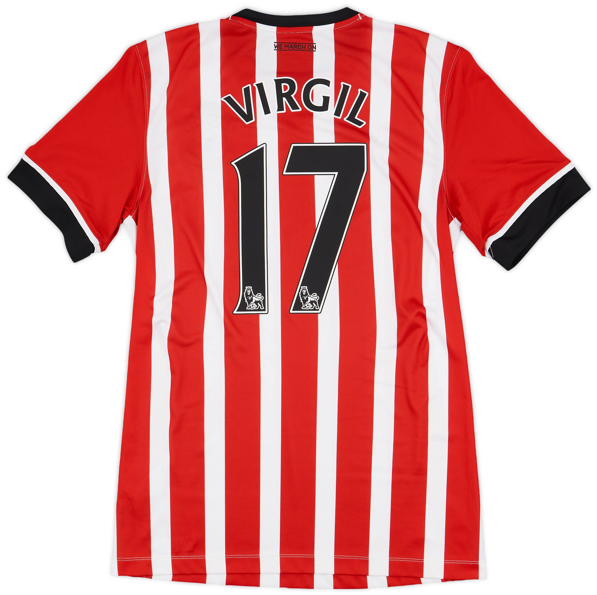 2016-17 Southampton Home Shirt Virgil #17 - 8/10 - (M)