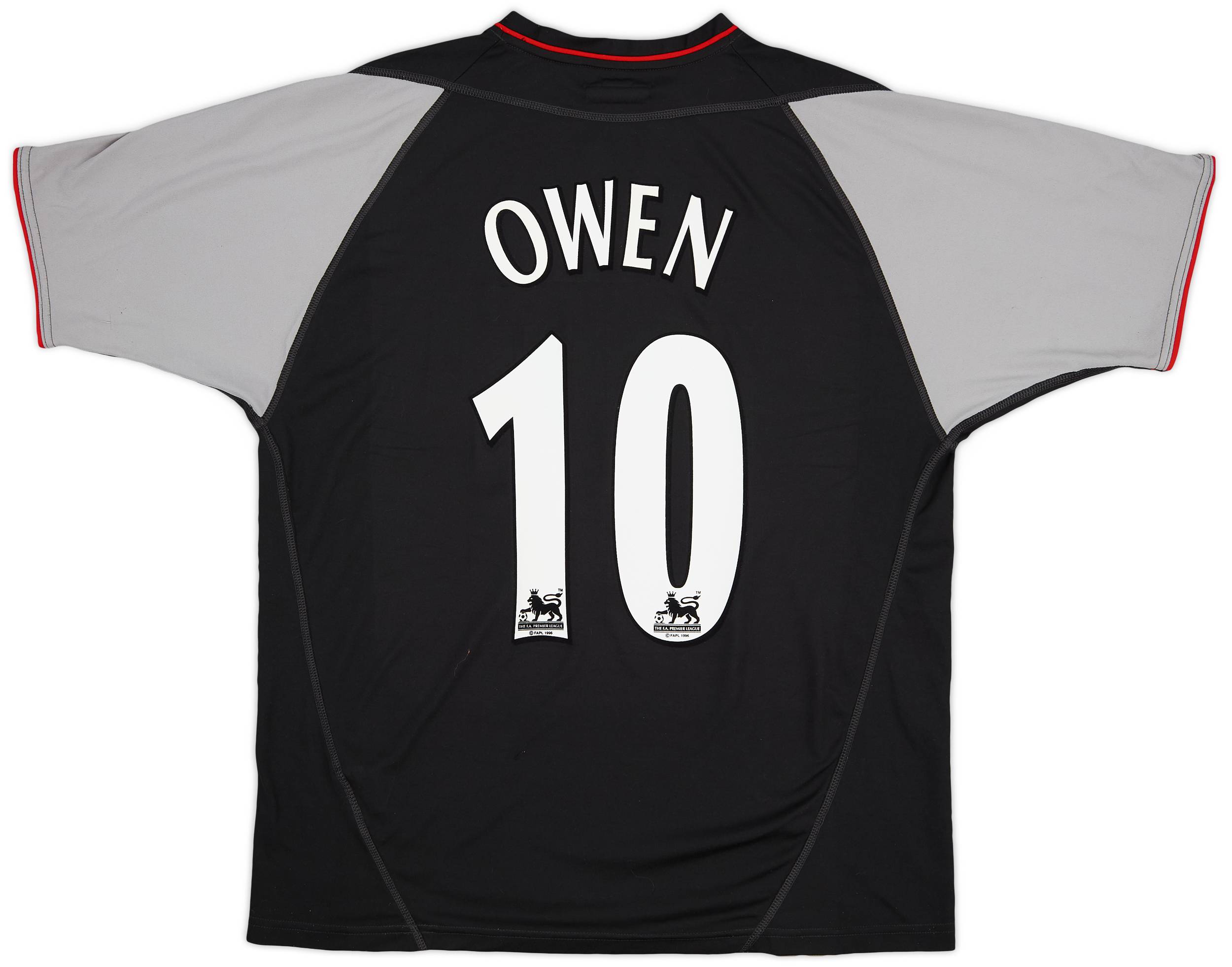 2002-04 Liverpool Away Shirt Owen #10 - 8/10 - (L)