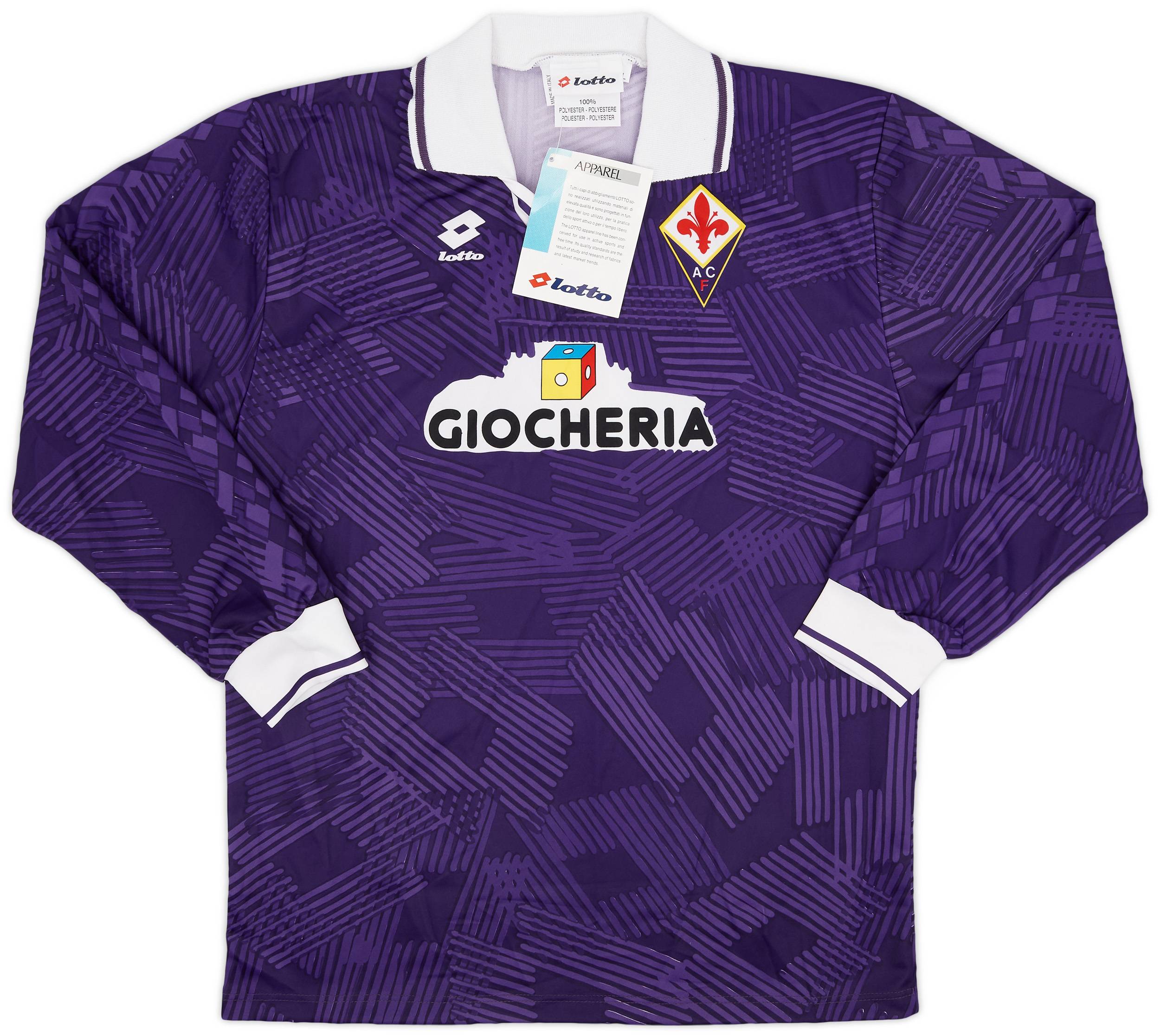 1991-92 Fiorentina Home L/S Shirt #2 (L)