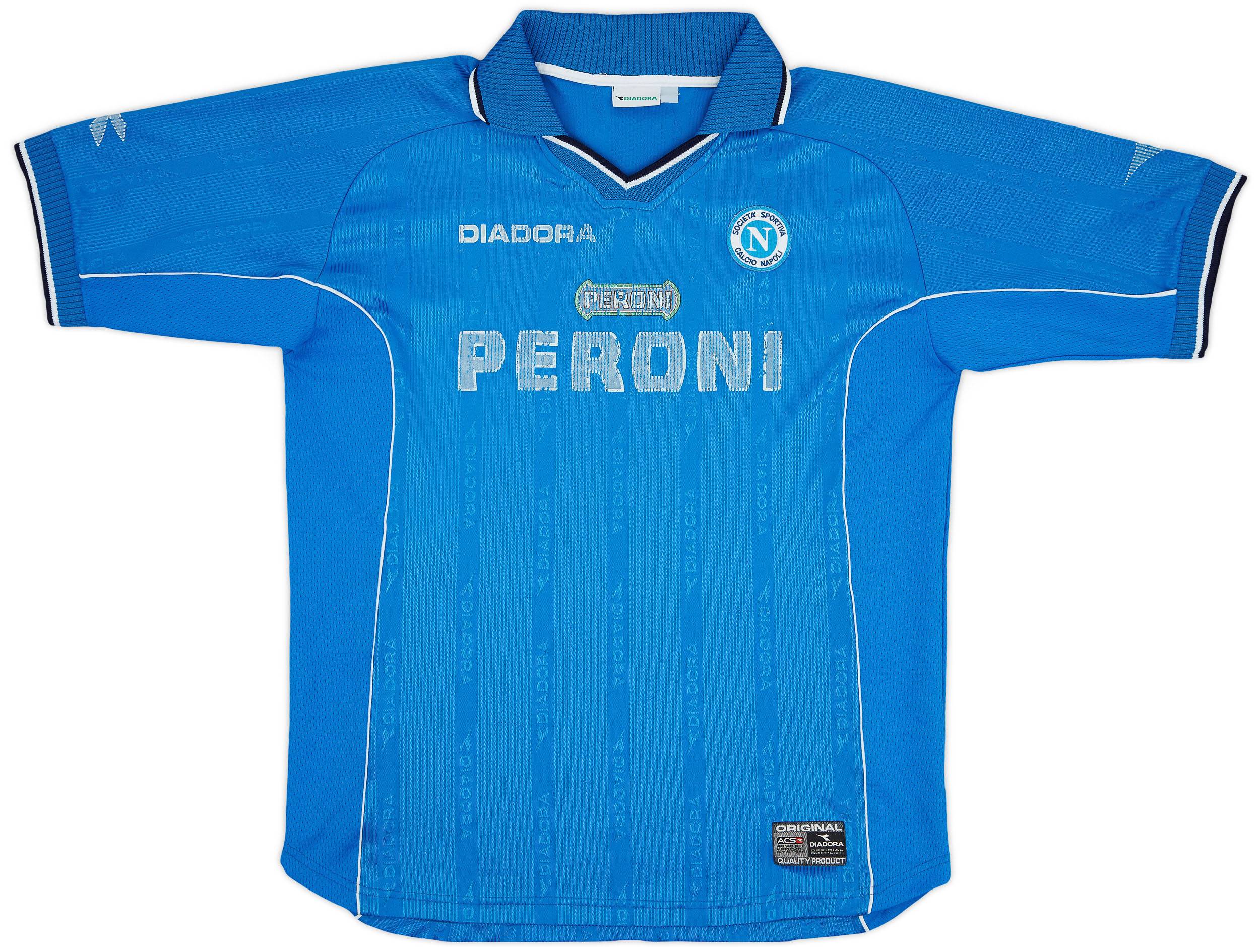 2000-01 Napoli Home Shirt - 5/10 - (XL)