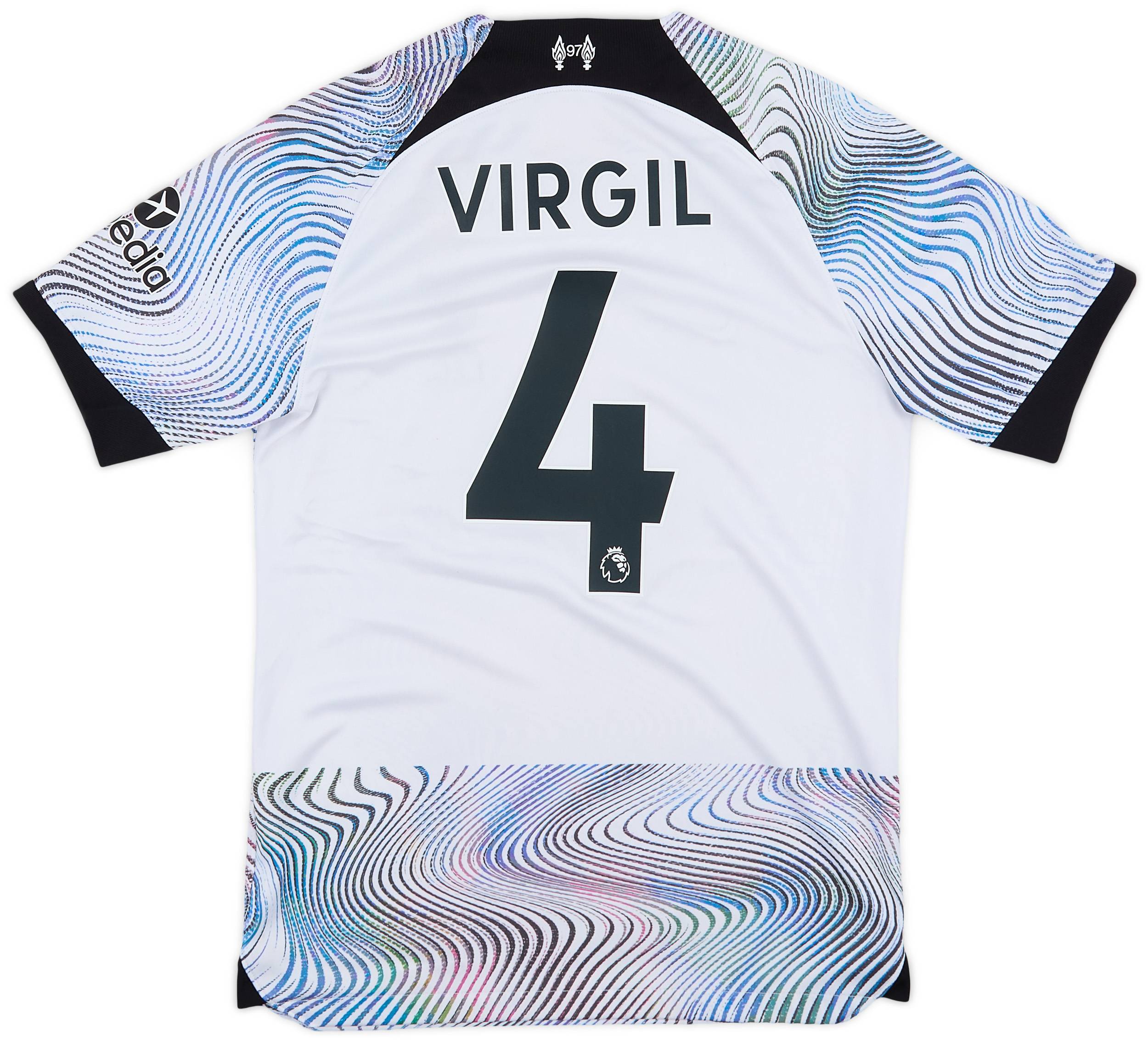 2022-23 Liverpool Away Shirt Virgil #4 - 8/10 - (S)