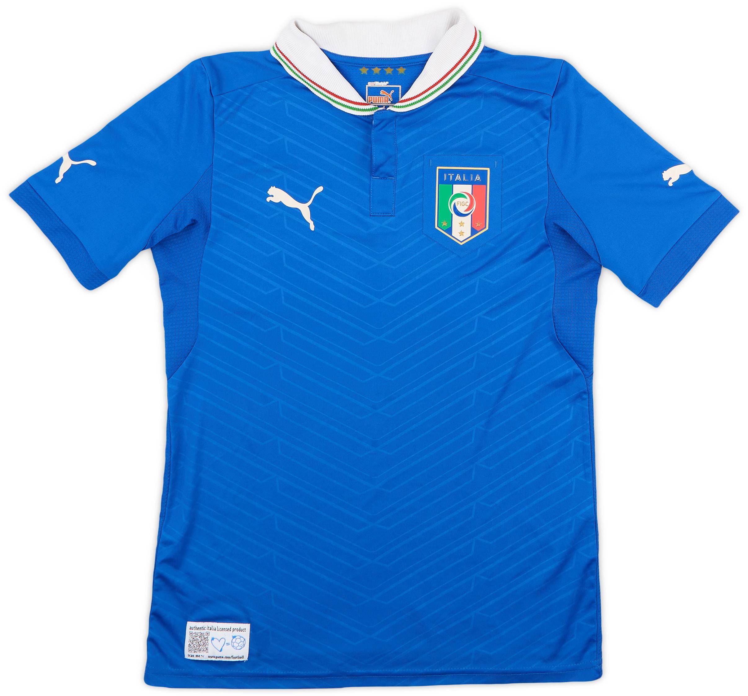 2012-13 Italy Home Shirt - 7/10 - (XS)