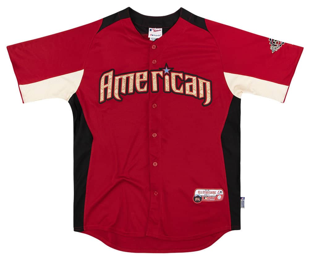 2011 American League MLB All Star Authentic Majestic Jersey L